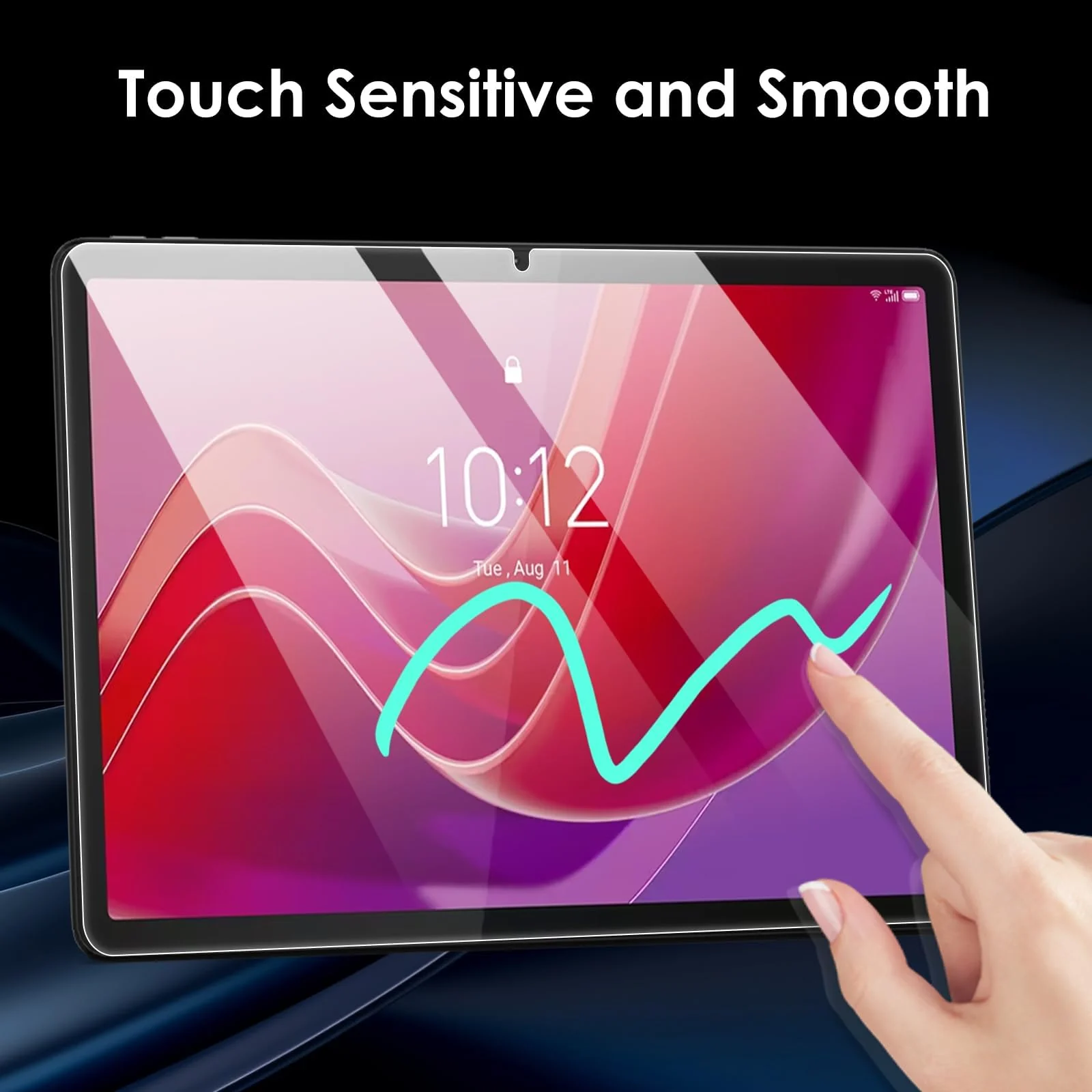 "DL3 Mobilak Screen Protector For Lenovo Tab M11 11-Inch/Tab K11 LTE 11"" 2024 Tablet Tempered Glass Film [HD Crystal ] [Easy Installation] [Scratch Resistant] [9H Hardness] - Clear"