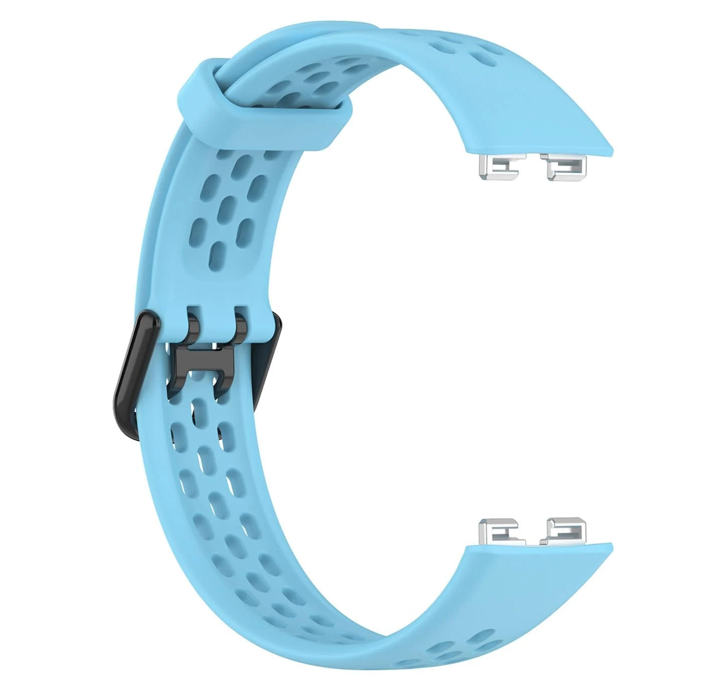 DL3 Mobilak Strap for HUAWEI Band 8 Replacement Band, Silicone Belt, Soft, Waterproof, Sweatproof, Easy to Put on and Take Off, HUAWEI Band 8 Replacement Strap, Sport Band - Sky Blue