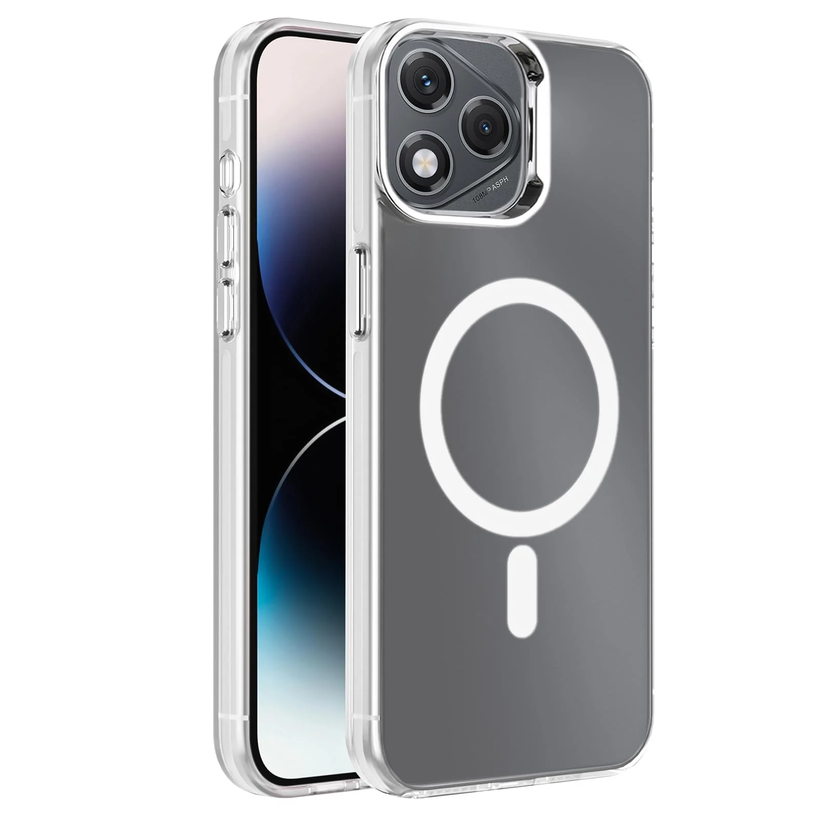 DL3 Mobilak Case For Honor 400 Lite Case Crystal [Not Compatible with MagSafe] Soft TPU Gel Case Flexible Silicone Anti-Scratch TPU Cover - Clear