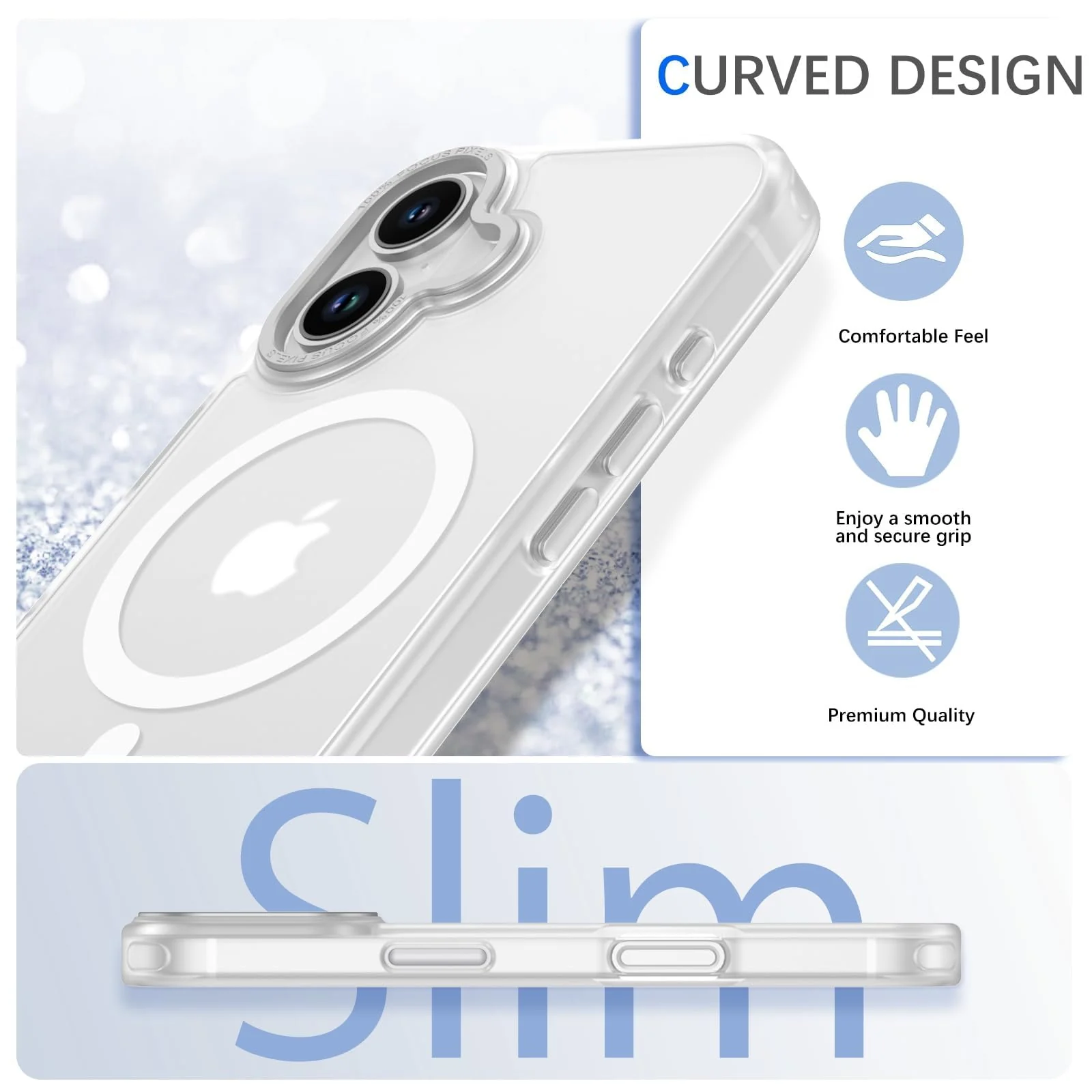 DL3 MOBILAK Protective Phone Case for Apple iPhone 17 - White