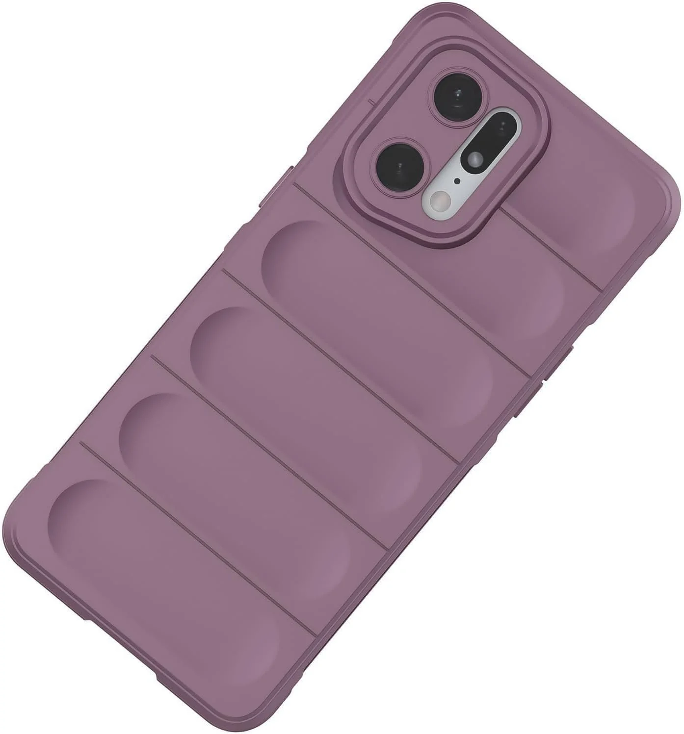 DL3 Mobilak Rugged Protective Case for OPPO Find X5, Camera protection, Shock-absorbing protection, Non-slip grip - Purple