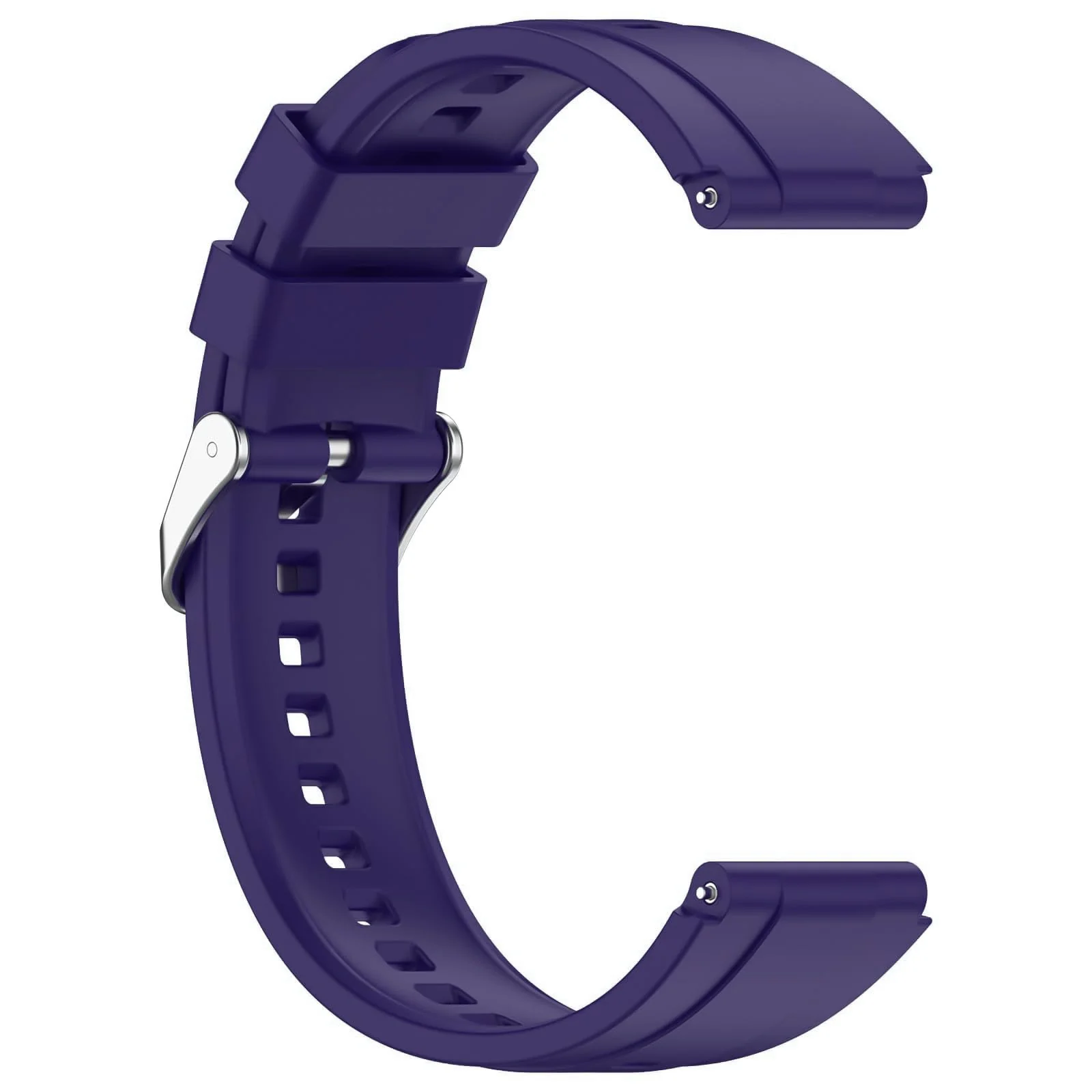 DL3 Mobilak Strap Compatible with Huawei Watch GT5 Pro 42mm / GT5 41mm / GT4 41mm / Garmin Venu 3S / Forerunner 265S / Fossil Women's Gen 6, 18mm Soft Silicone Replacement Bands - Navy Blue