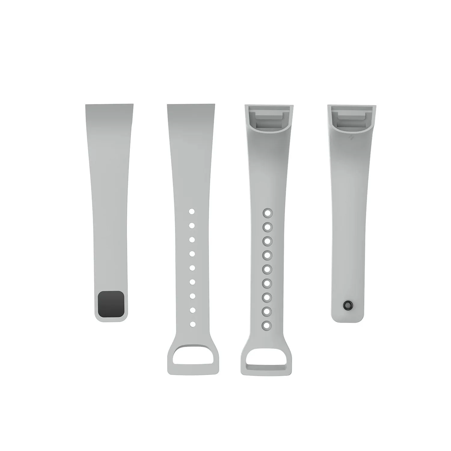 DL3 Mobilak Smart Watch Strap for Xiaomi Mi Band 4C & Redmi Smart Band, Sport Silicone Watch Band Wrist Strap, Replacement Bracelet Wristband Wrist Strap - Grey