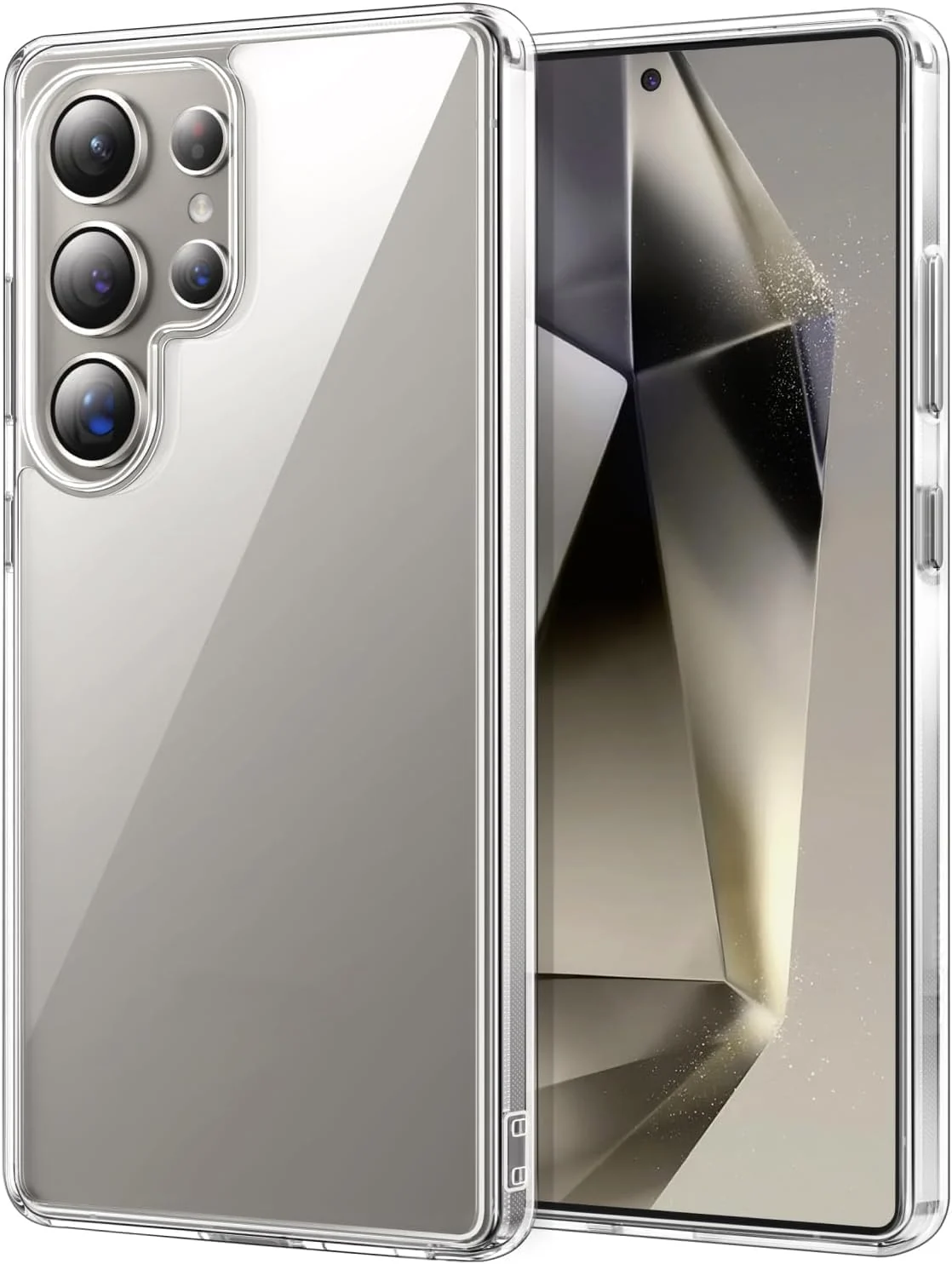 DL3 Mobilak Case Compatible with Samsung Galaxy S25 Ultra Case Crystal Soft TPU Gel Case Flexible Silicone Anti-Scratch TPU Cover - Clear