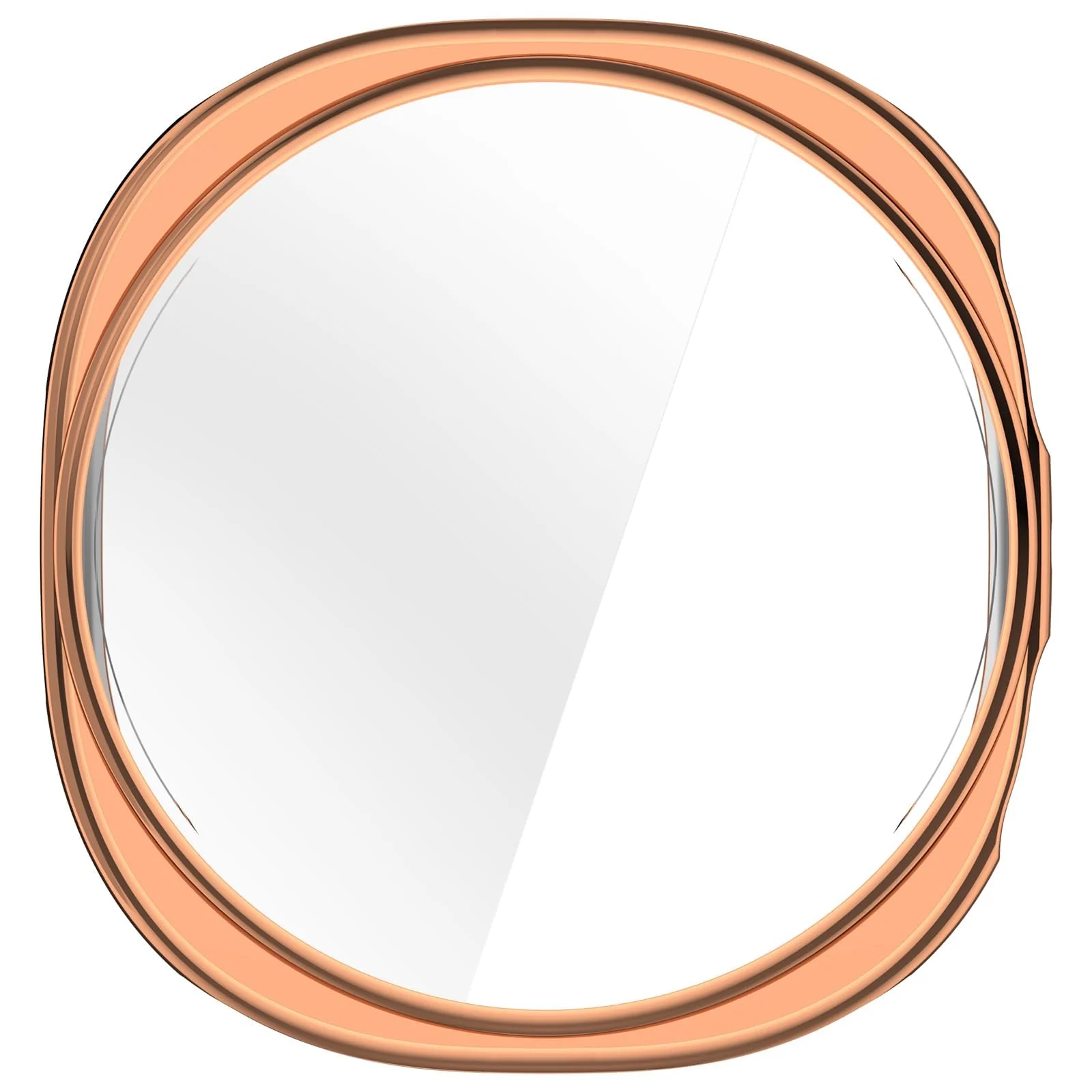 DL3 Mobilak Case Compatible with Samsung Galaxy Watch 8 44mm Case All-Around with Built-in Screen Protector Watch Soft TPU Shockproof Cover Slim Guard Thin Bumper Shell Protector - Rose Gold