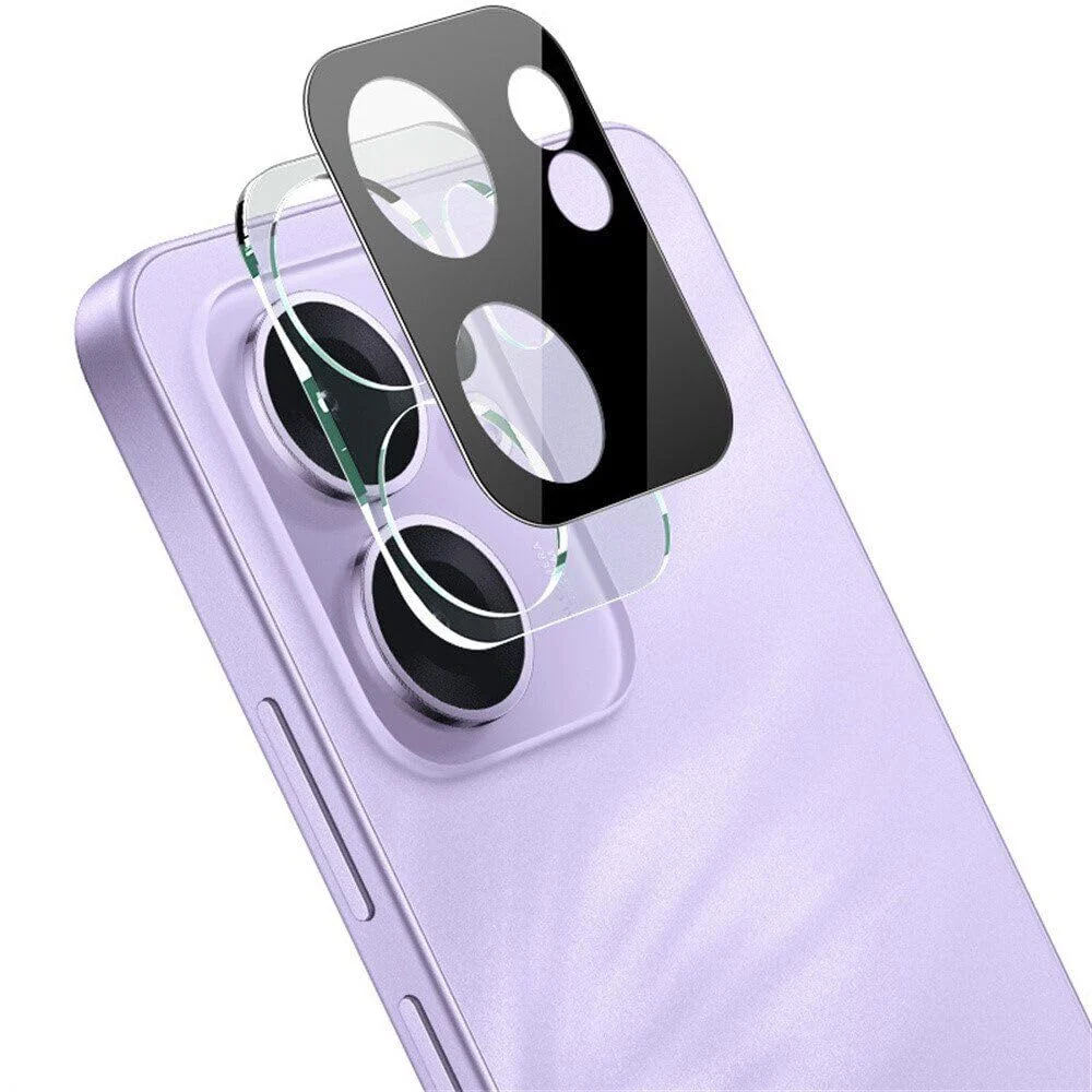 DL3 Mobilak OPPO Reno 13F / 13 FS Camera Lens Protector Tempered Glass Screen Protector HD [Full Coverage][Anti-Scratch] Drop Protection Ultra Clear/Thin Lens Protector Case - Black
