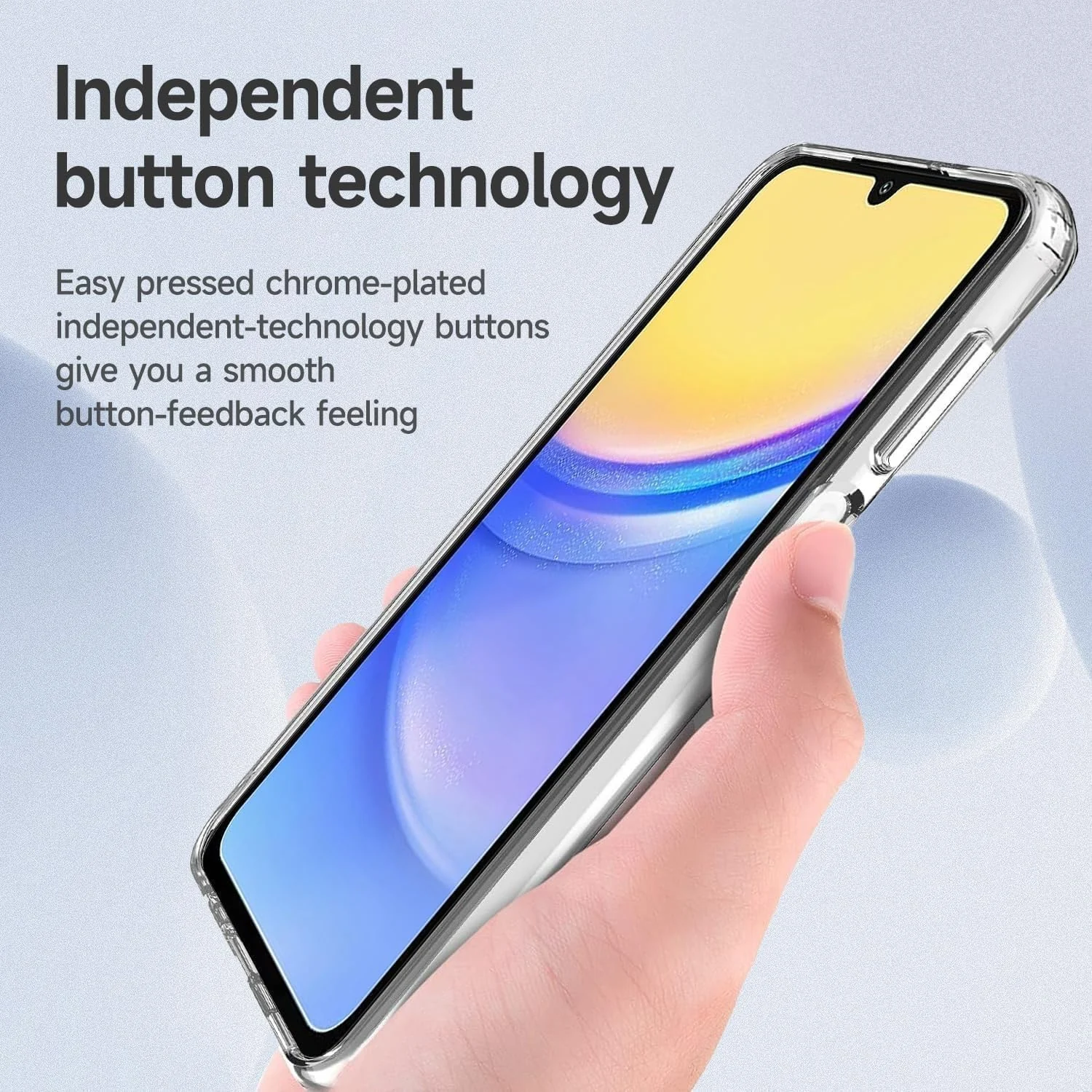 DL3 Mobilak Case Compatible with Samsung Galaxy A35 5G Case Crystal Soft TPU Gel Case Flexible Silicone Anti-Scratch TPU Cover - Clear
