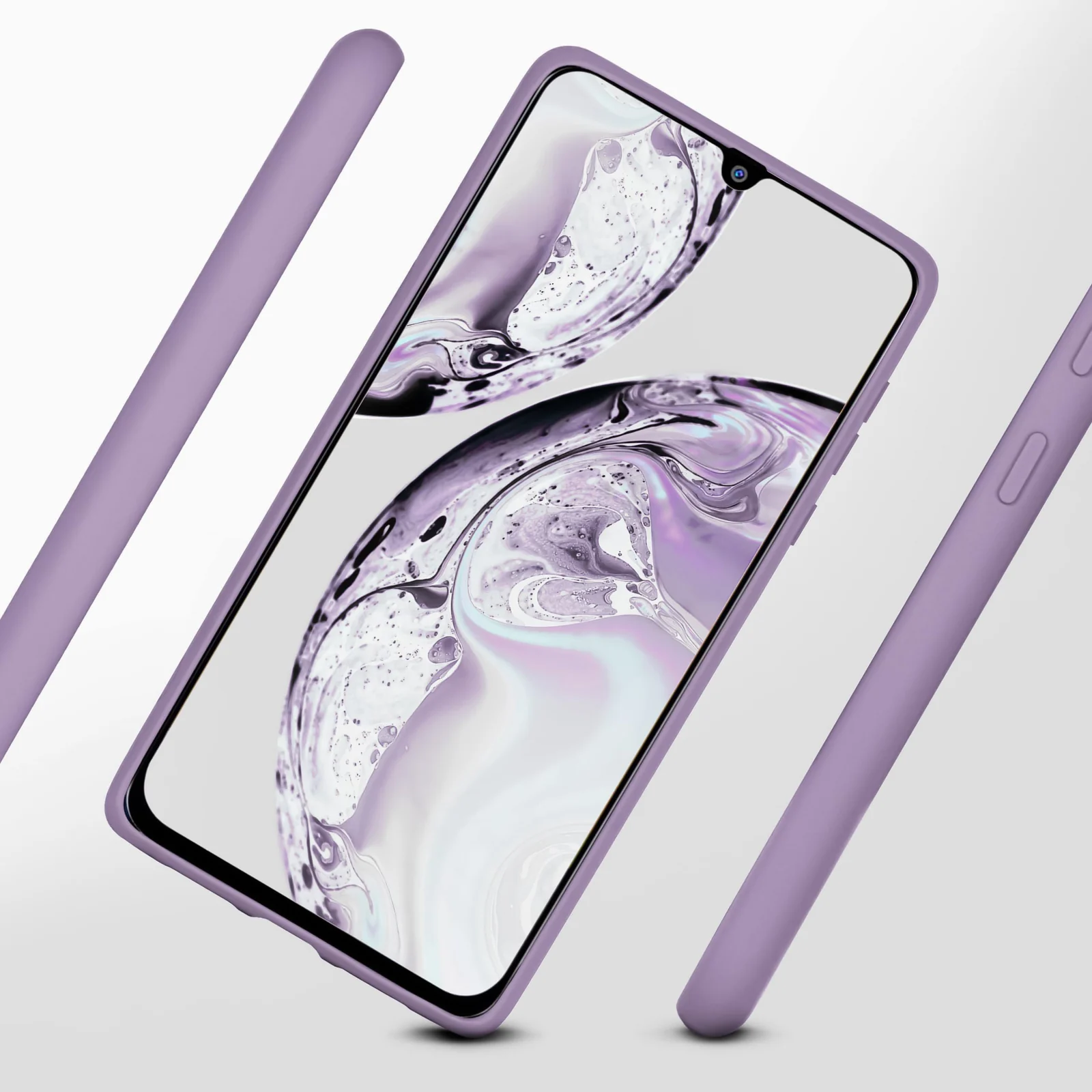 DL3 Mobilak Soft Silicone Gel Bumper Case for Samsung Galaxy M31 - Lavender