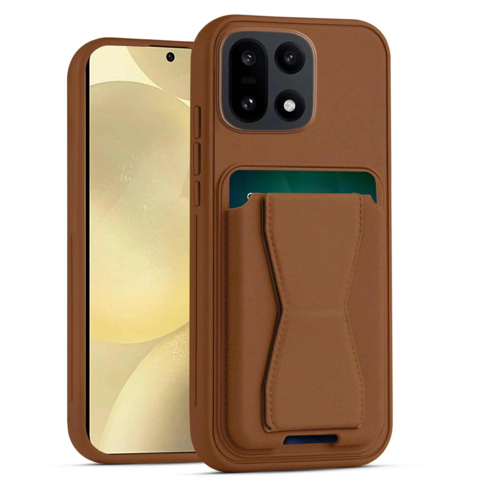 DL3 Mobilak Leather Wallet Case with Card Slot for OnePlus 15 5G with Camera Protection and Shockproof Design