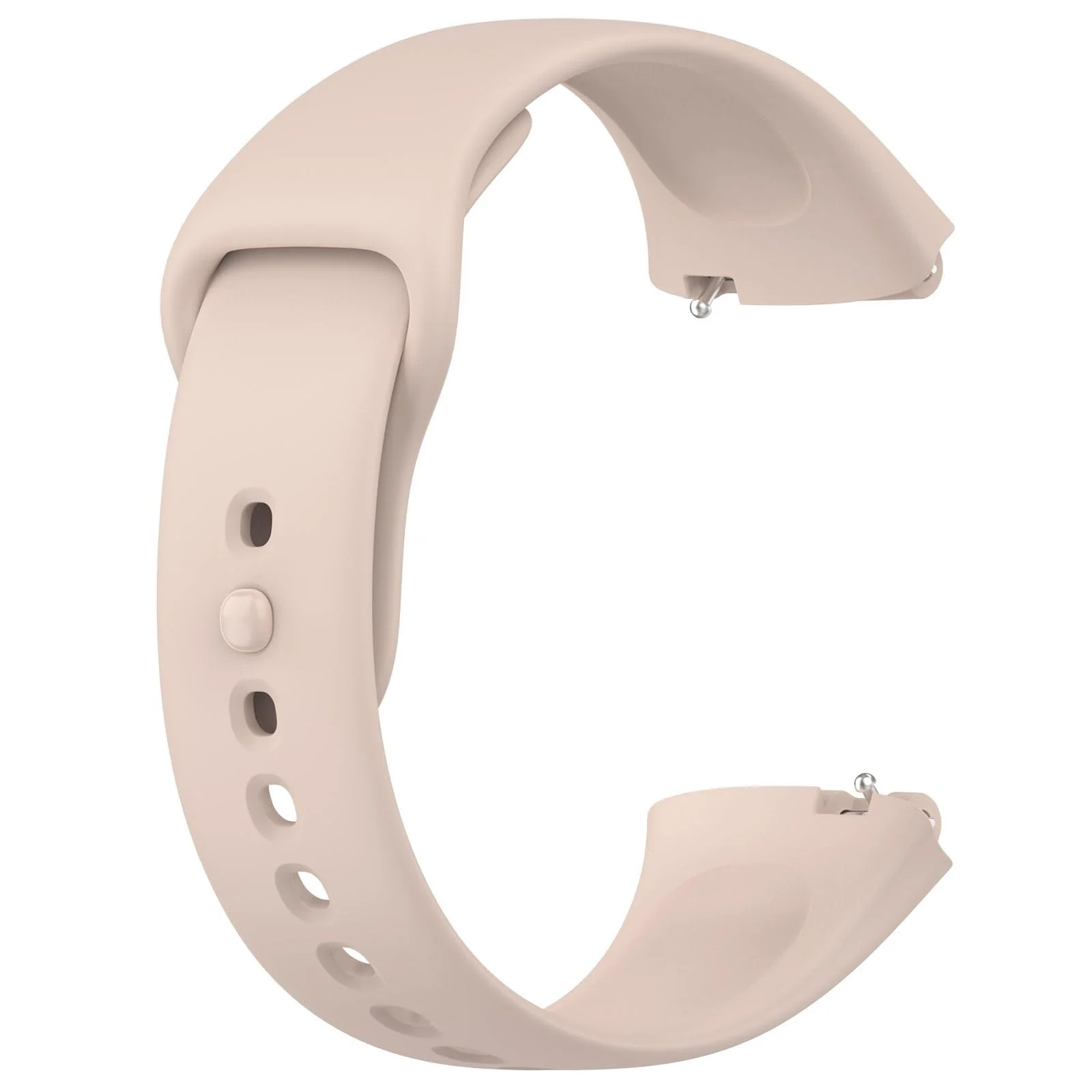 DL3 Mobilak Strap Silicone Compatible With Xiaomi Redmi Watch 3 Lite/Redmi Watch 3 Active, Sport Silicone Watch Band Wrist Strap, Bracelet Wristband Wrist Strap - Pink