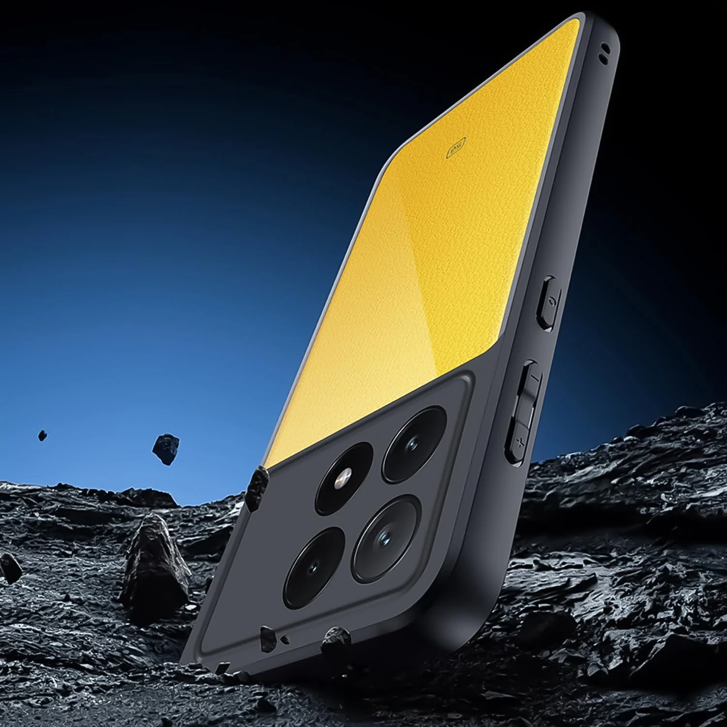 DL3 Mobilak Clear TPU Case for Xiaomi Poco X6 Pro 5G / Redmi K70E 5G, Camera protection, Shock-absorbing protection, Scratch-resistant surface - Black