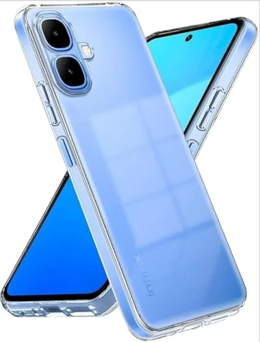 DL3 Mobilak Case Compatible with Infinix Smart 10 / Tecno Pop 10 Case Crystal Soft TPU Gel Case Flexible Silicone Anti-Scratch TPU Cover - Clear
