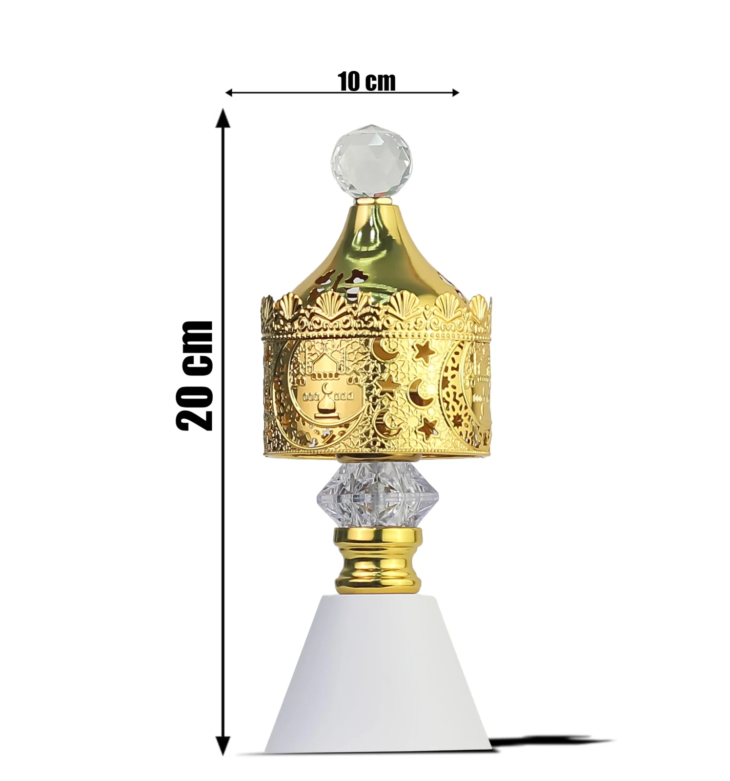 Mobigon Charcoal Incense Burner, Bakhoor Burner, Oud Frankincense Incense Burner, Vintage Arabic Burner, Suitable For Arabian Oud, Yoga, Spa and Aromatherapy, Office & Home Decor - Style 41