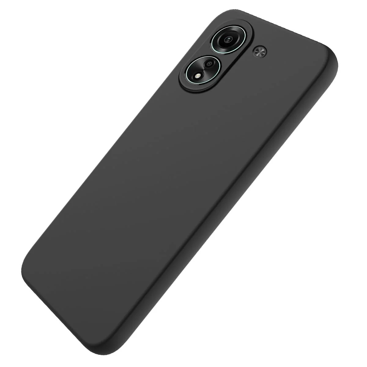 DL3 Mobilak Silicone Protective Case for Xiaomi Redmi 13C, Shock-absorbing protection, Scratch-resistant surface, Soft microfiber lining - Black