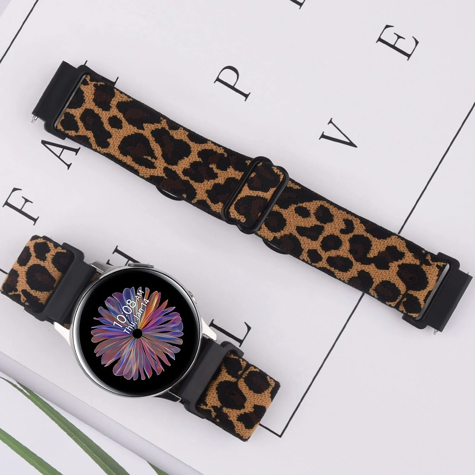 DL3 Mobilak Strap Nylon Loop 20MM Band For Samsung Galaxy Watch 7/6/5/4 40mm 44mm/Watch 5 Pro 45mm/S2 classic/active 2 40mm 44mm/Amazfi GTS 2/2e/3/3 Pro/4/GTS 2 Mini/3 Mini/4 Mini/Bip 3 - Black