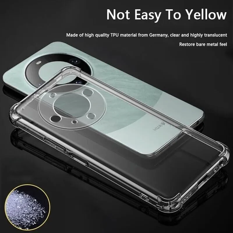 DL3 MOBILAK Clear Soft TPU Phone Case for Huawei Mate 60 Pro - Clear