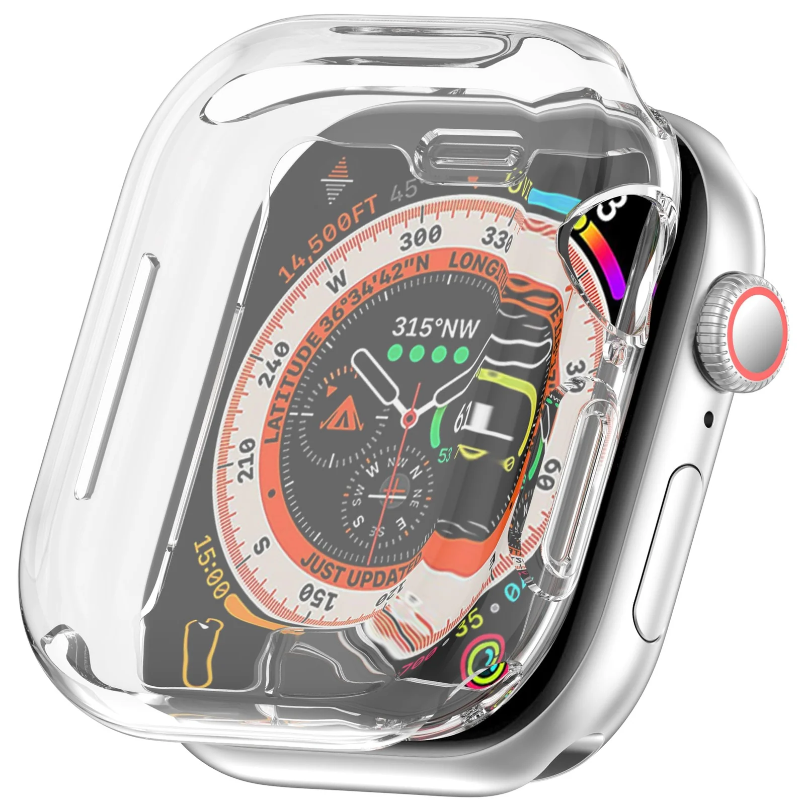 DL3 Mobilak Case Compatible with Apple Watch Series 11/10 46mm Case All-Around with Built-in Screen Protector Watch Soft TPU Shockproof Cover Slim Guard Thin Bumper Shell Protector