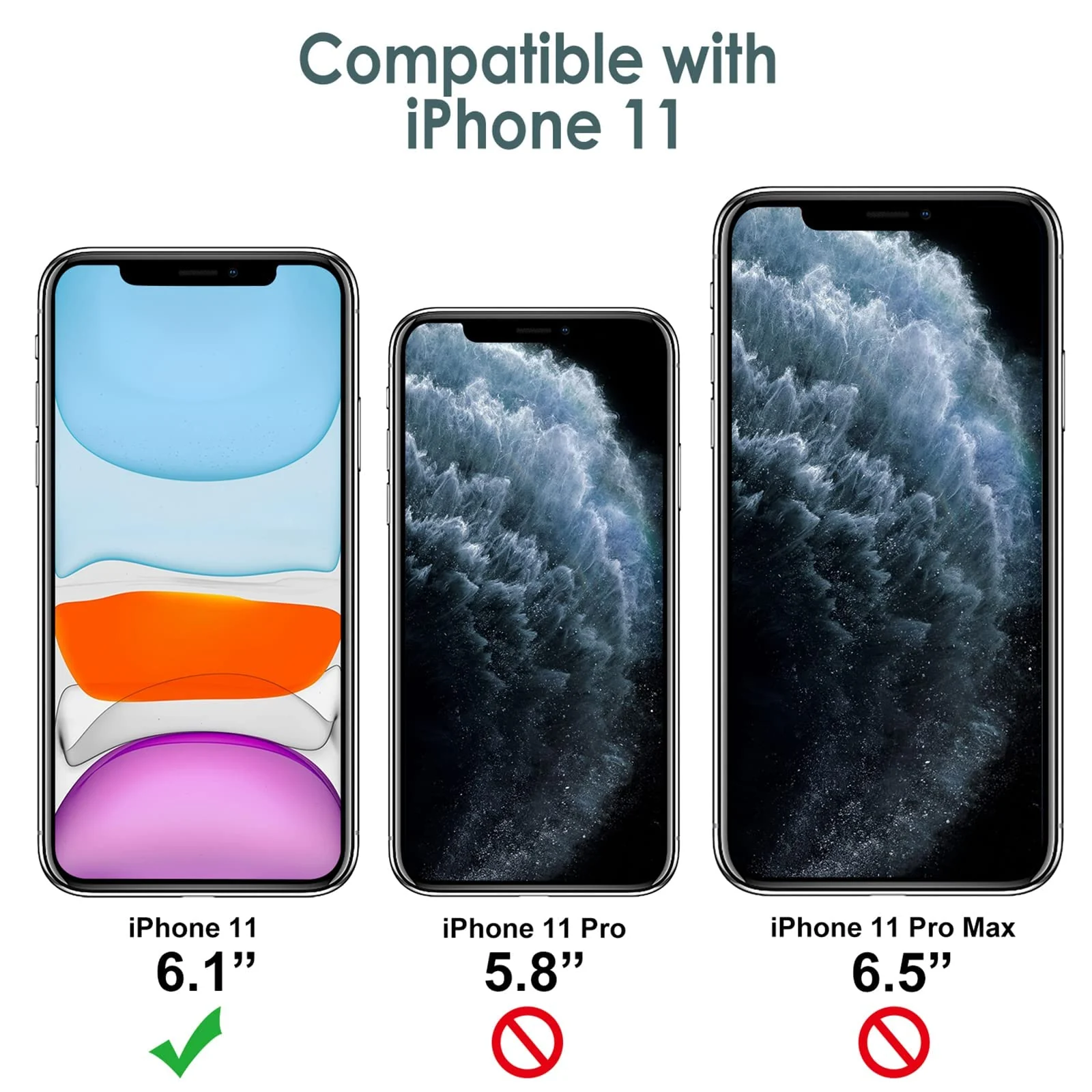DL3 Mobilak Liquid Silicone Protective Case with Soft Microfiber Lining for iPhone 11 (6.1 Inch) - Royal Blue