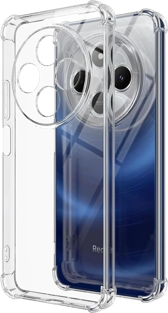 DL3 Mobilak Clear TPU Case for Xiaomi Redmi 14C 4G / Poco C75, Camera protection, Shock-absorbing protection, Scratch-resistant surface - Clear