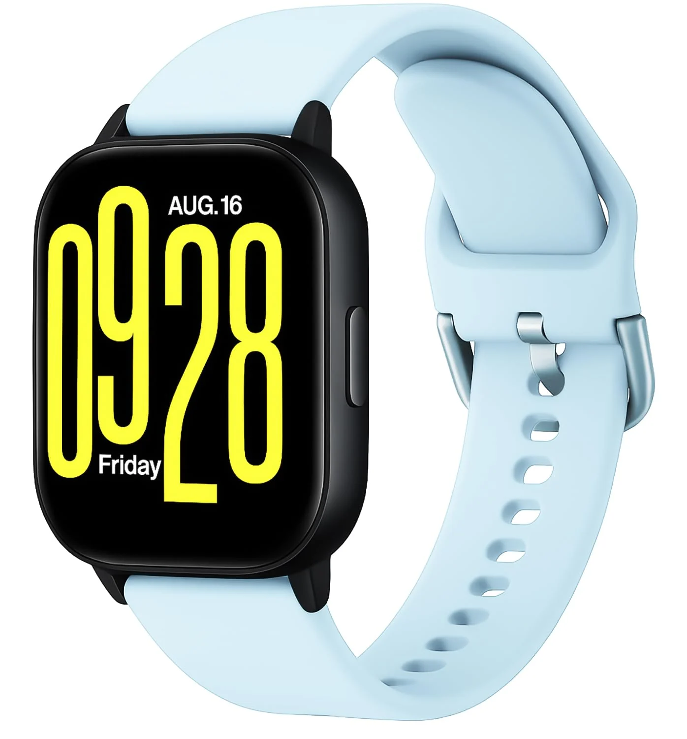 DL3 Mobilak Straps Compatible with Xiaomi Redmi Watch 5 Active/Redmi Watch 5 Lite Bracelet, 22mm Soft Silicone Replacement Band Sports Strap Wristbands [Wear-resistant] [breathable] - Baby Blue