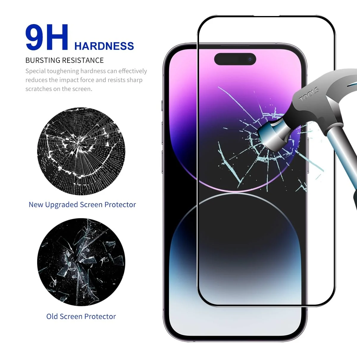 DL3 Mobilak for iPhone 16 Plus 6.7-Inch Tempered Glass Screen Protector, 9H Hardness Anti-Scratch Tempered Glass flim, Case Friendly, Anti-Scratch For iPhone 16 Plus - Clear
