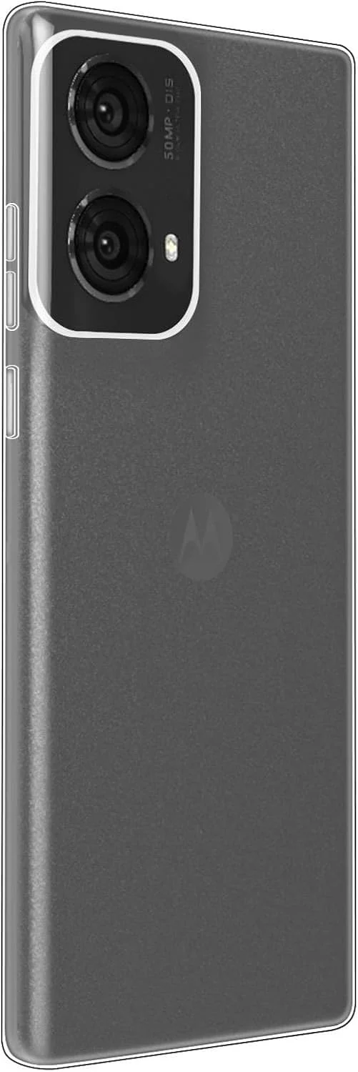 DL3 Mobilak Case Compatible with Motorola Moto G85 5G / Motorola Edge 50 Fusion, Case Crystal Soft TPU Gel Case Flexible Silicone Anti-Scratch Camera Protection TPU Cover - Clear