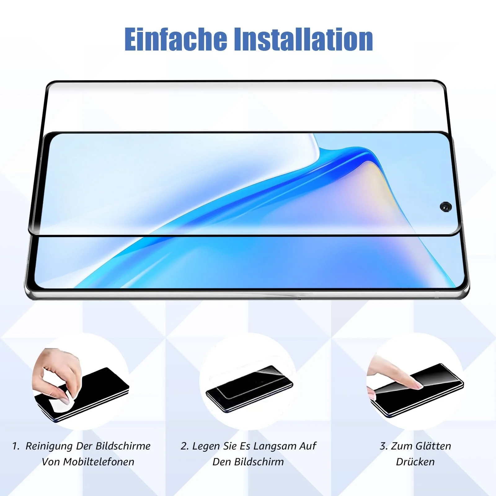 DL3 Mobilak Screen Protector for Samsung Note 20, Tempered Glass Screen Saver Premium HD Protective, Scratch Resistant, NO-Bubble, 9H Hardness, Full Coverage Film - Clear