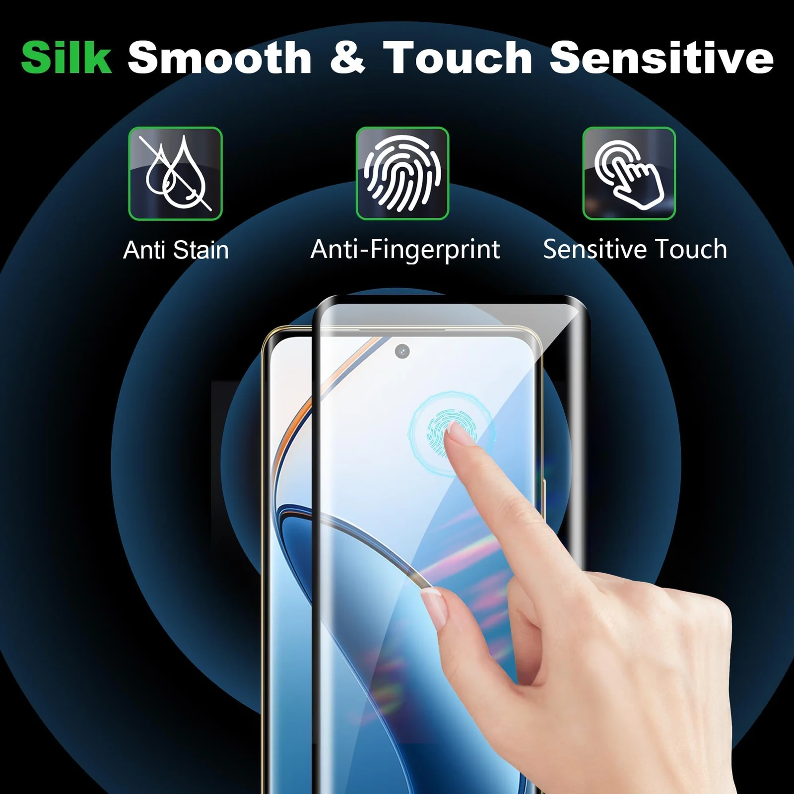 DL3 Mobilak Screen Protector for vivo V29e, Tempered Glass Screen Saver Premium HD Protective, Scratch Resistant, NO-Bubble, 9H Hardness, Full Coverage Film - Clear