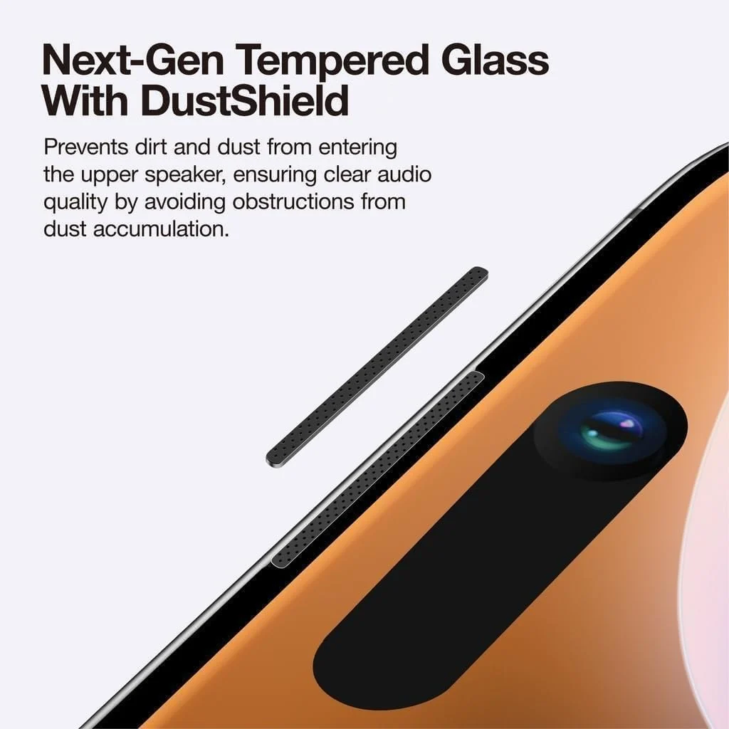 DL3 Mobilak for iPhone 17 Pro Max 6.9-Inch Tempered Glass Screen Protector, 9H Hardness Anti-Scratch Tempered Glass flim, Case Friendly, Anti-Scratch For - Clear