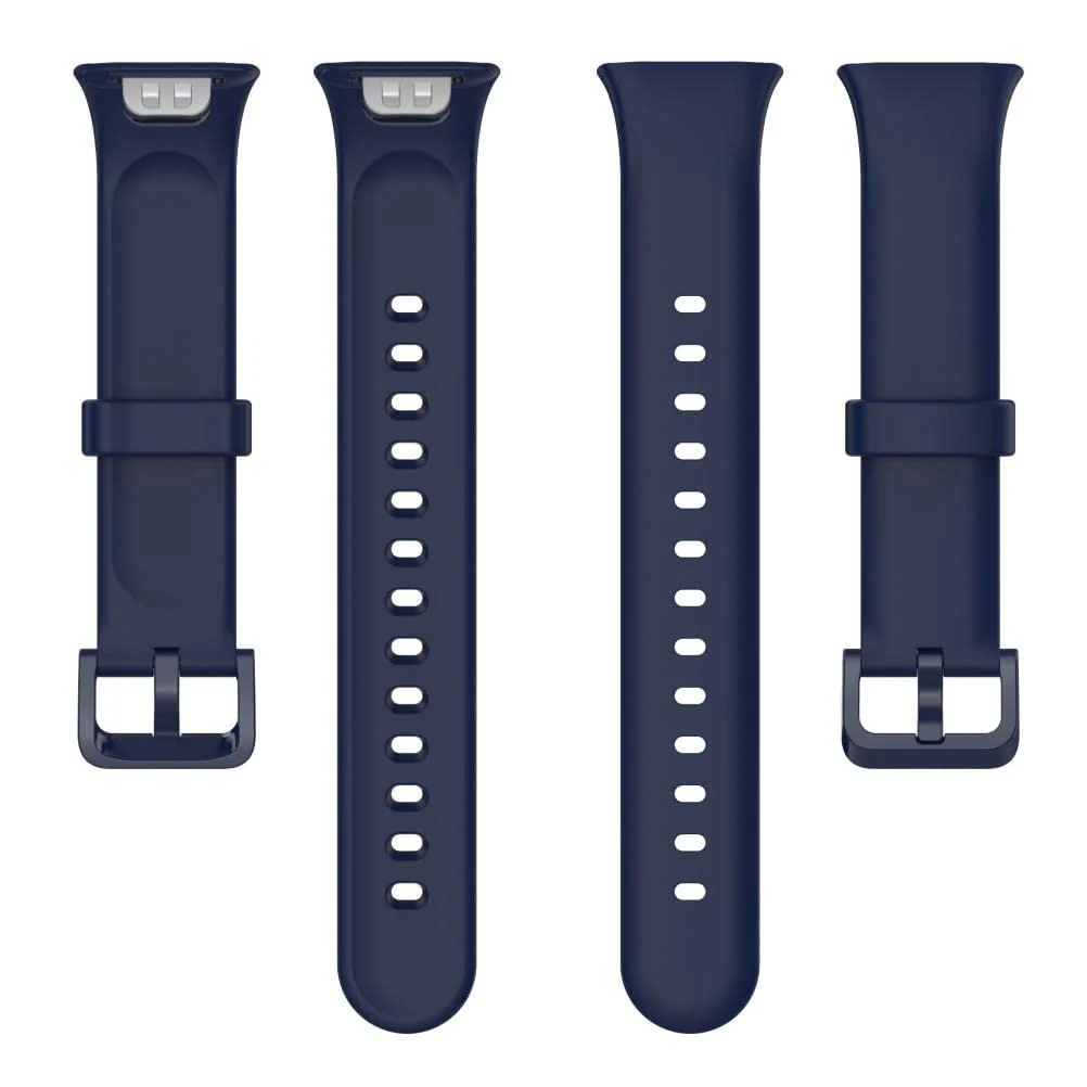 DL3 Mobilak Bands Compatible with Xiaomi Mi Band 7 Pro Watch Replacement Soft Durable Colourful Silicone Watch Band Sports Strap Wristband for Mi Band 7 Pro Smartwatch Accessories - Blue