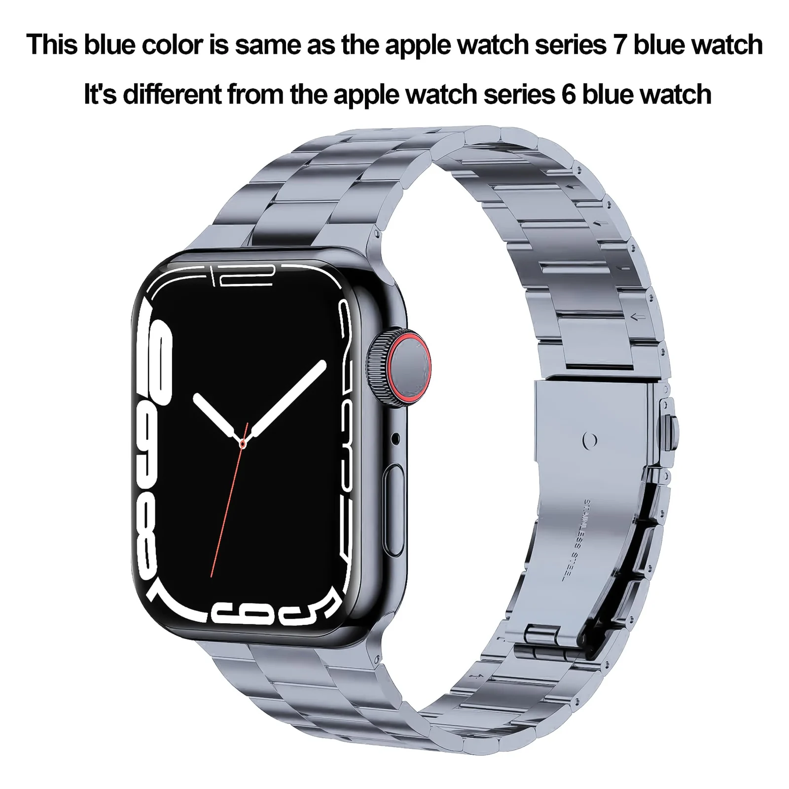 DL3 Mobilak Band For Apple Watch Ultra Band 49mm 45mm 44mm 42mm 41mm 40mm 38mm, Metal Stainless Steel Strap for Apple Watch Series 8 Ultra 7 6 5 4 3 2 1 Se (42MM/44MM/45MM/49MM) - Grey