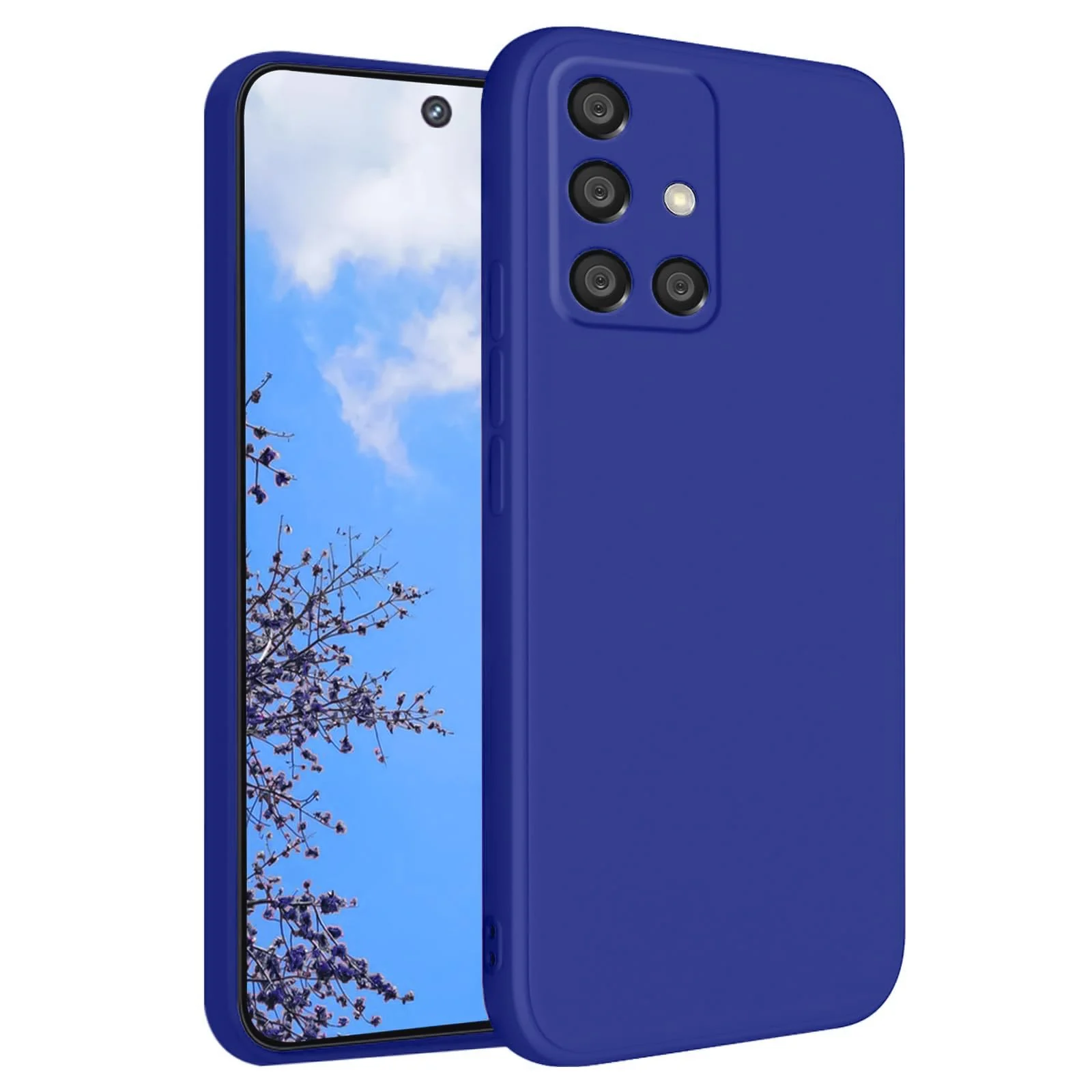 DL3 Mobilak Samsung Galaxy A51 Case, Soft Flexible Silicone Gel Rubber Bumper Cover, Full Body Shockproof Protective Phone Case - Pepsi