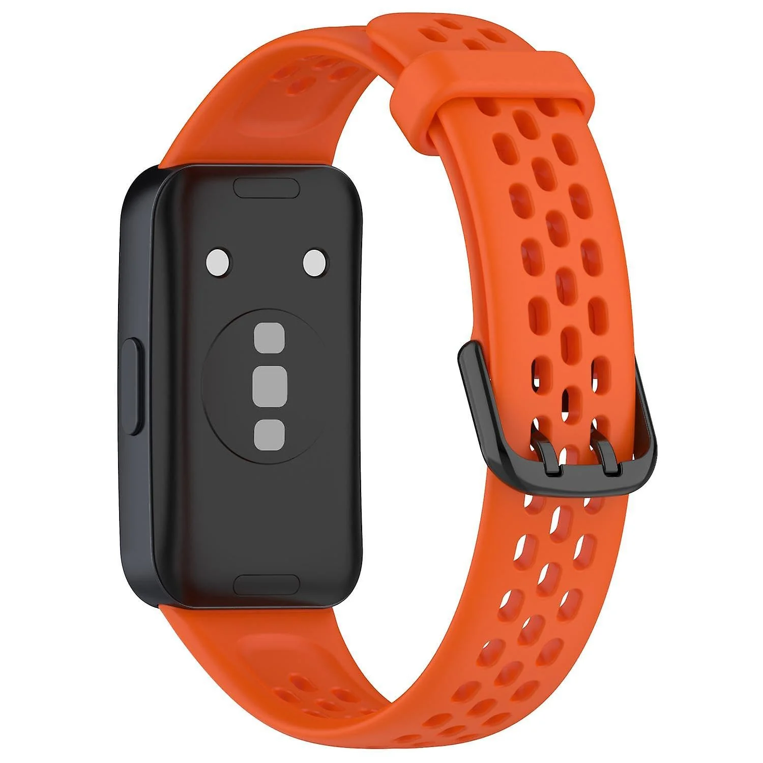 DL3 Mobilak Strap for HUAWEI Band 9 / HUAWEI Band 8 Replacement Band, Silicone Belt, Soft, Waterproof, Sweatproof, Easy to Put on and Take Off, HUAWEI Band 8/Band 9 Replacement Strap, Sport Band - Orange
