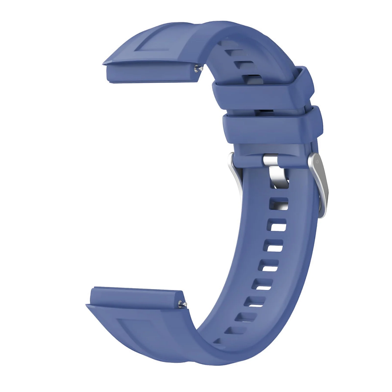DL3 Mobilak Silicone Straps Compatible with Huawei GT 5 Pro 46 mm / GT5 46 mm / GT4 46mm Sports Wristbands Replacement Waterproof Silicone Strap, 22mm - Light Blue