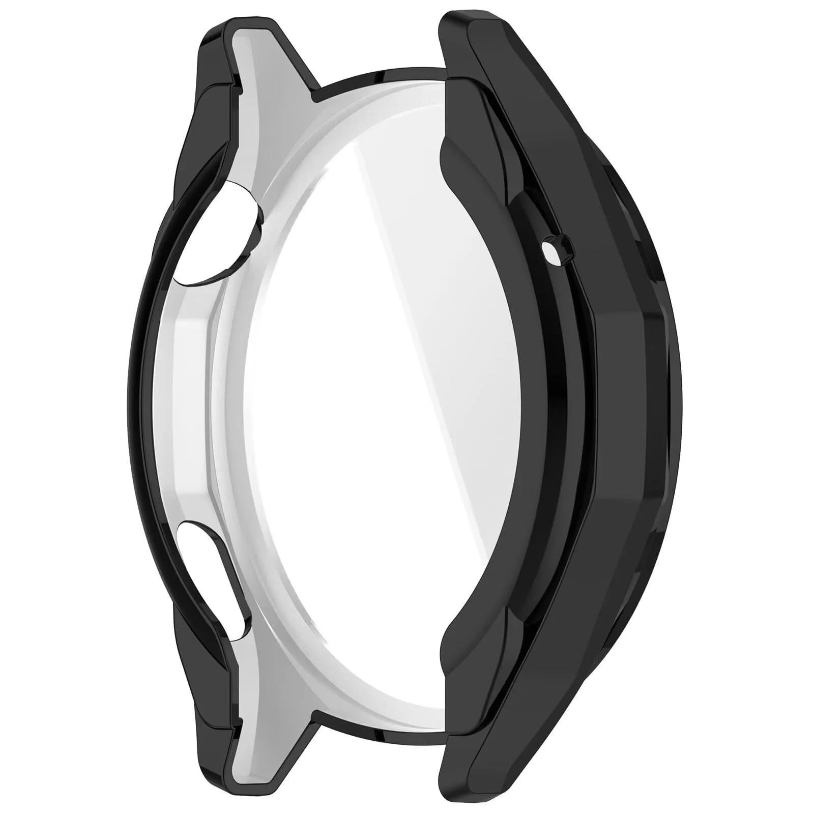 DL3 Mobilak Case for Huawei Watch GT6 46MM, Case with Screen Protector, HD Protection Cover, Soft Silicone Screen Protector Cover for Huawei Watch GT 6 46MM - Black
