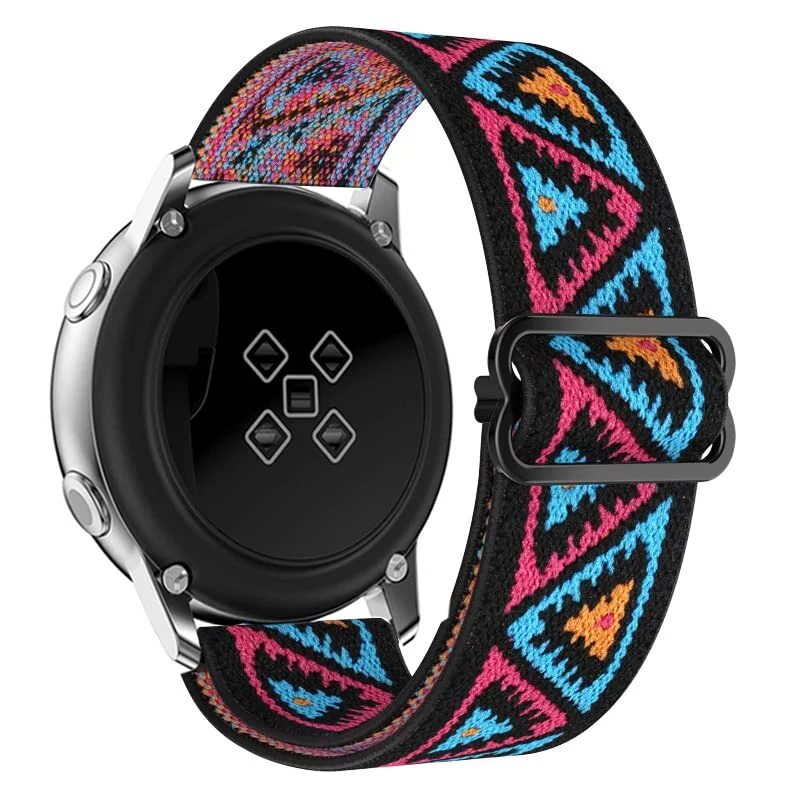 DL3 Mobilak Strap Nylon Loop 20MM Band For Samsung Galaxy Watch 7/6/5/4 40mm 44mm/Watch 5 Pro 45mm/S2 classic/active 2 40mm 44mm/Amazfi GTS 2/2e/3/3 Pro/4/GTS 2 Mini/3 Mini/4 Mini/Bip 3