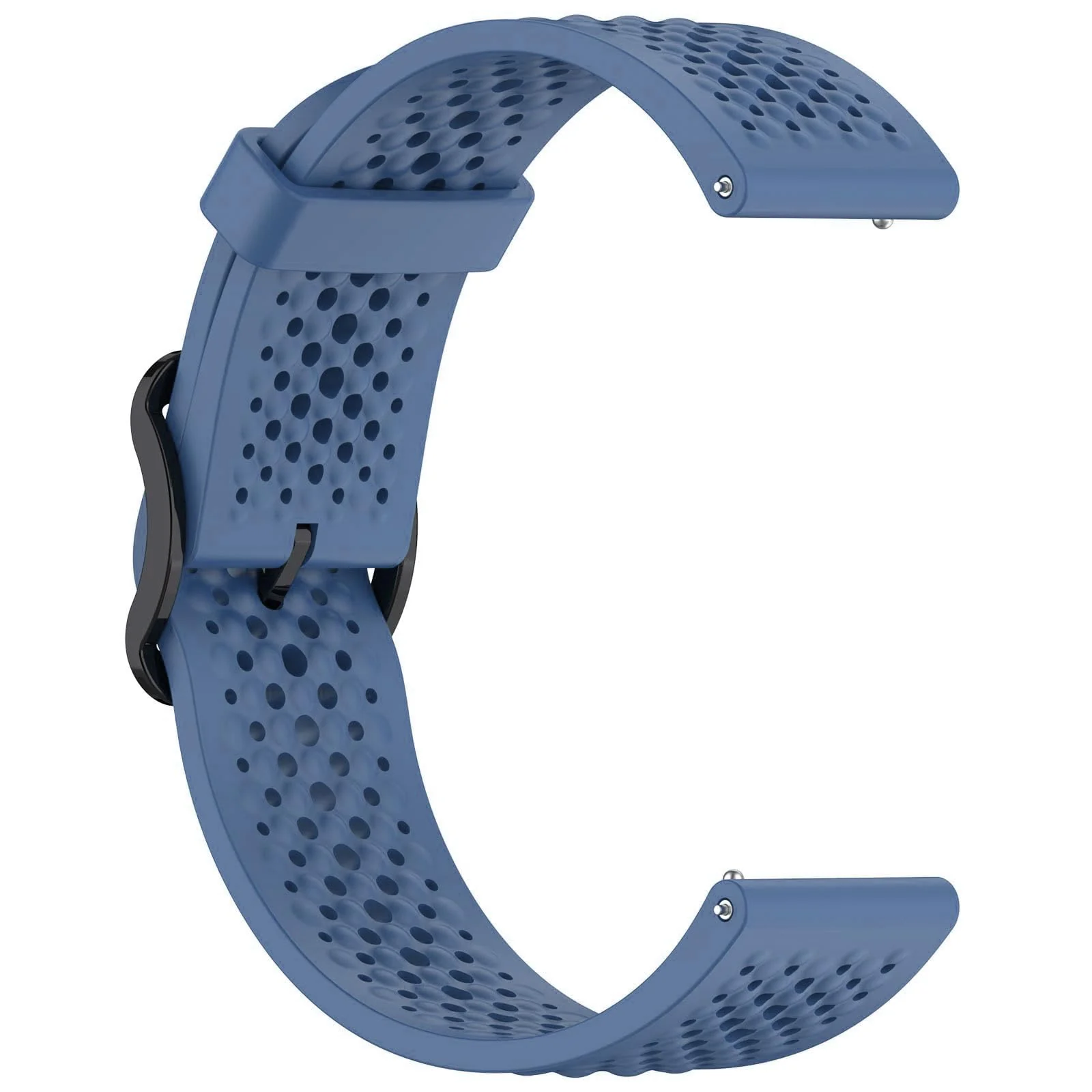 DL3 Mobilak 22 mm Silicone Breathable Sport Bracelet For Xiaomi Redmi Watch 5 Active/Redmi Watch 5 Lite Strap, 22mm Adjustable Armband Watchbands Quick Wristband Watch Strap Bands - Star Blue
