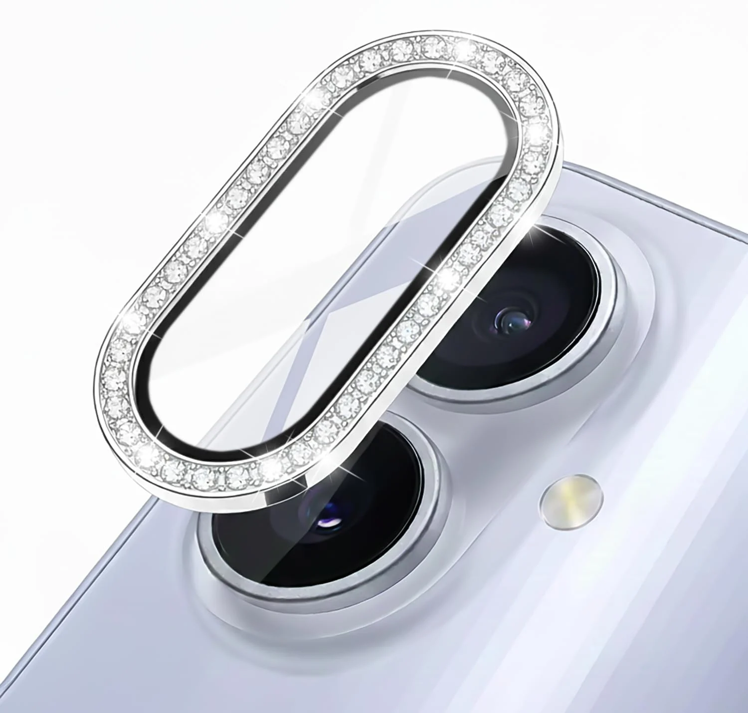 DL3 Mobilak Camera Lens Protector for Samsung Galaxy A07 4G Accessories, 9H Tempered Glass Metal Individual Ring Camera Cover Screen Protector, Case Friendly, Anti Scratch