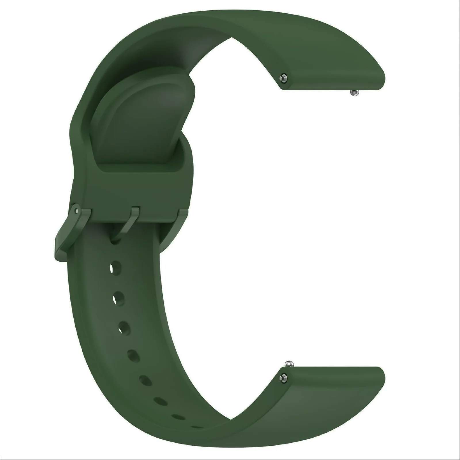 DL3 Mobilak Straps Compatible with Xiaomi Redmi Watch 5 Active/Redmi Watch 5 Lite Bracelet, 22mm Soft Silicone Replacement Band Sports Strap Wristbands [Wear-resistant] [breathable] - Army Green