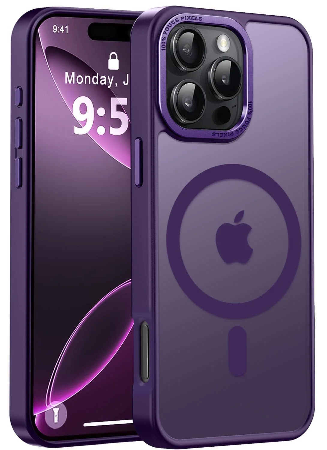 DL3 MOBILAK Protective Phone Case for Apple iPhone 16 Pro Max - Purple