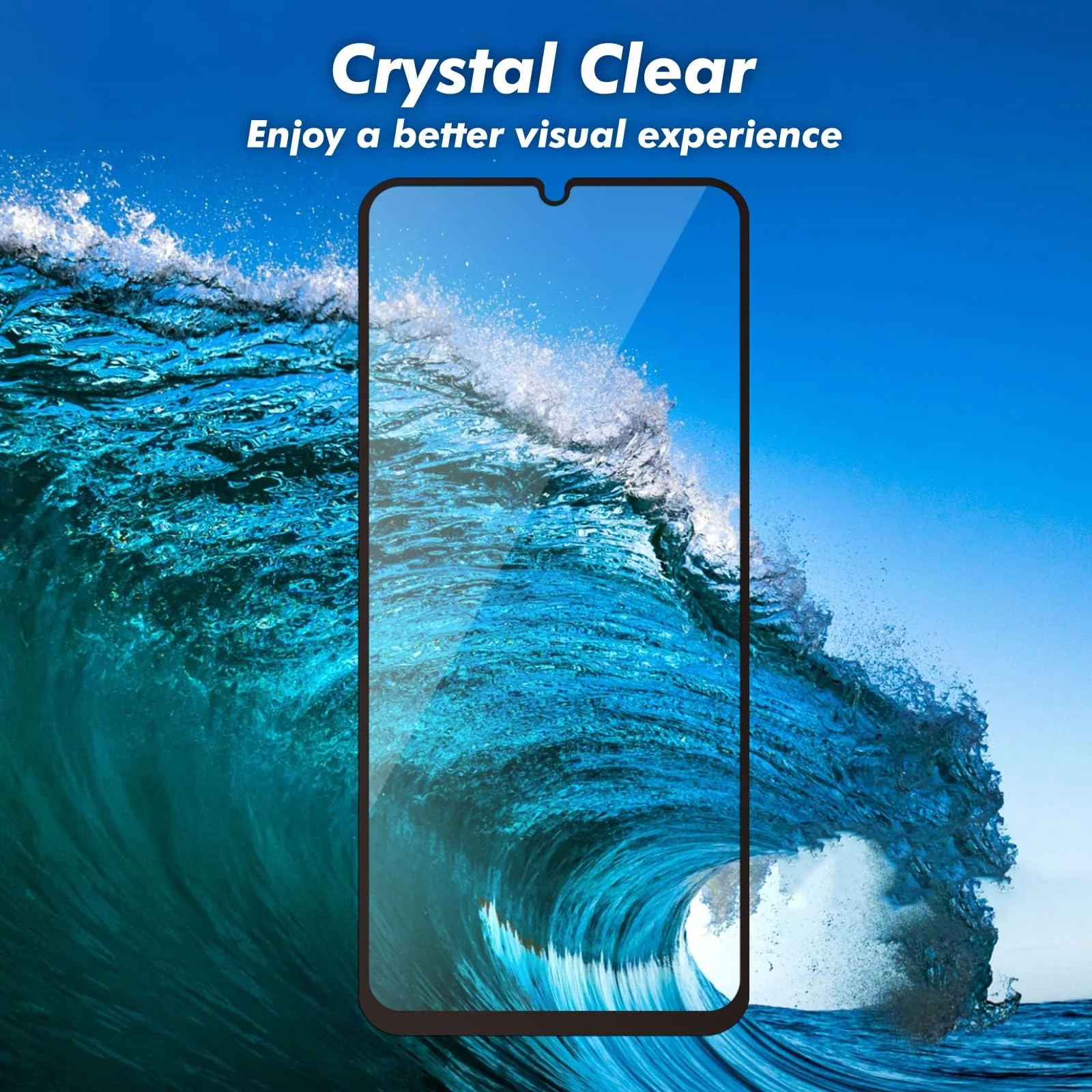 DL3 Mobilak for Samsung Galaxy A24 Tempered Glass Screen Protector, 9H Hardness Anti-Scratch Tempered Glass flim, Case Friendly, Anti-Scratch - Clear