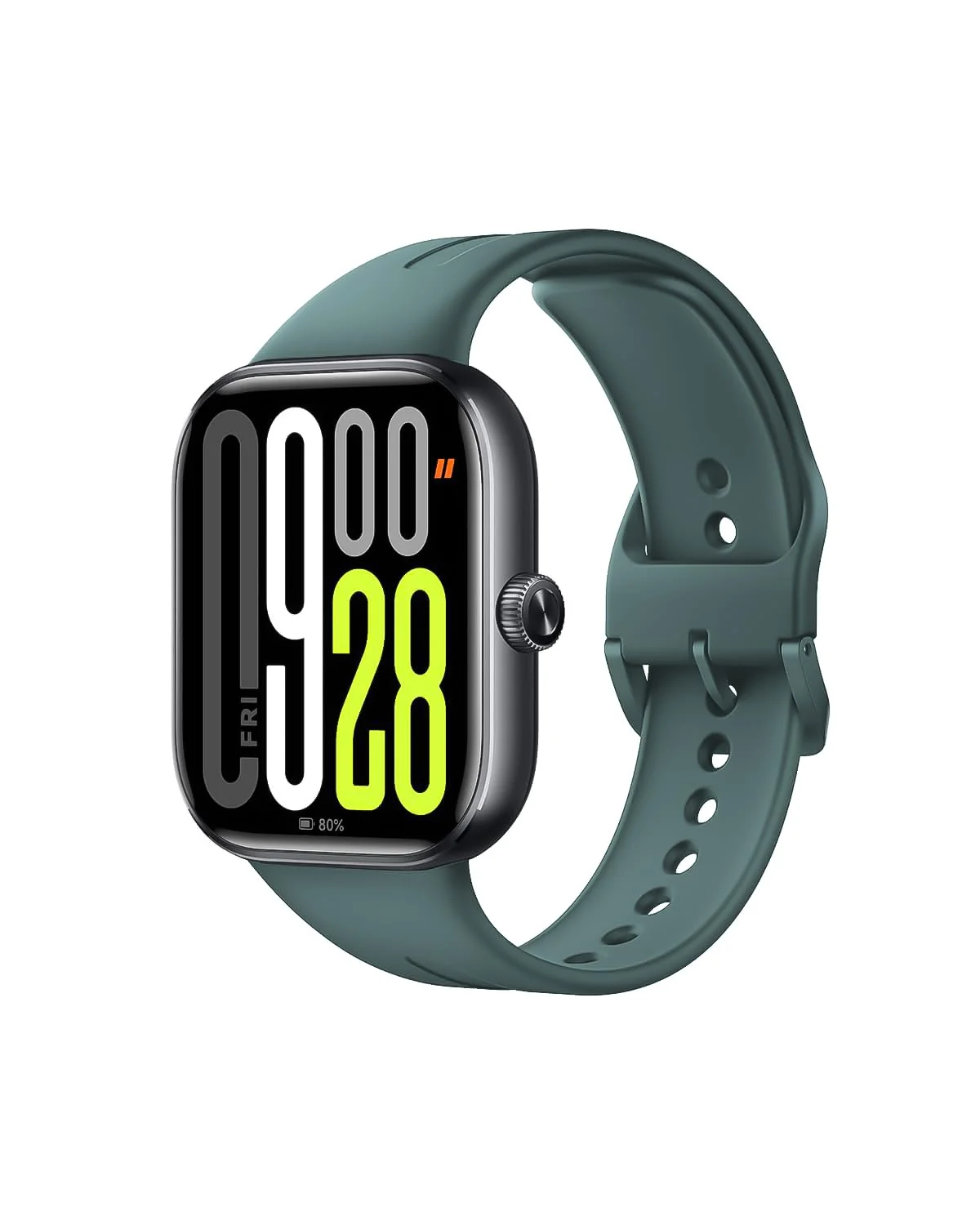 DL3 Mobilak Compatible with Xiaomi Redmi Watch 6/5/4 Silicone Strap, Soft Durable Replacement Wrist Watch Strap For Xiaomi MI Band 9 Pro /8 Pro, Adjustable Sport Wristband for Men Women - Pine Green