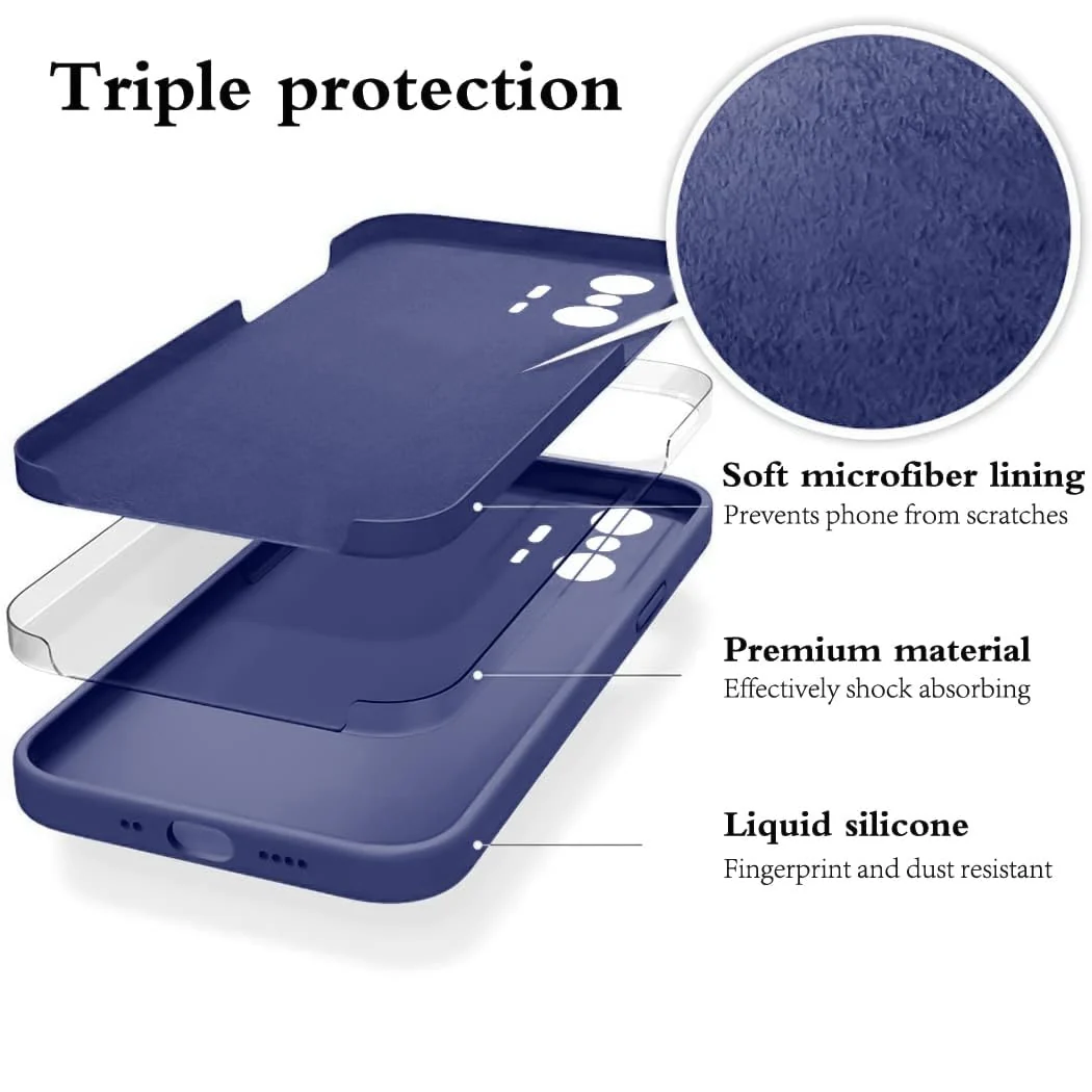 DL3 Mobilak Soft Silicone Gel Bumper Case for Xiaomi 11T / Xiaomi 11 T Pro - Blue 2
