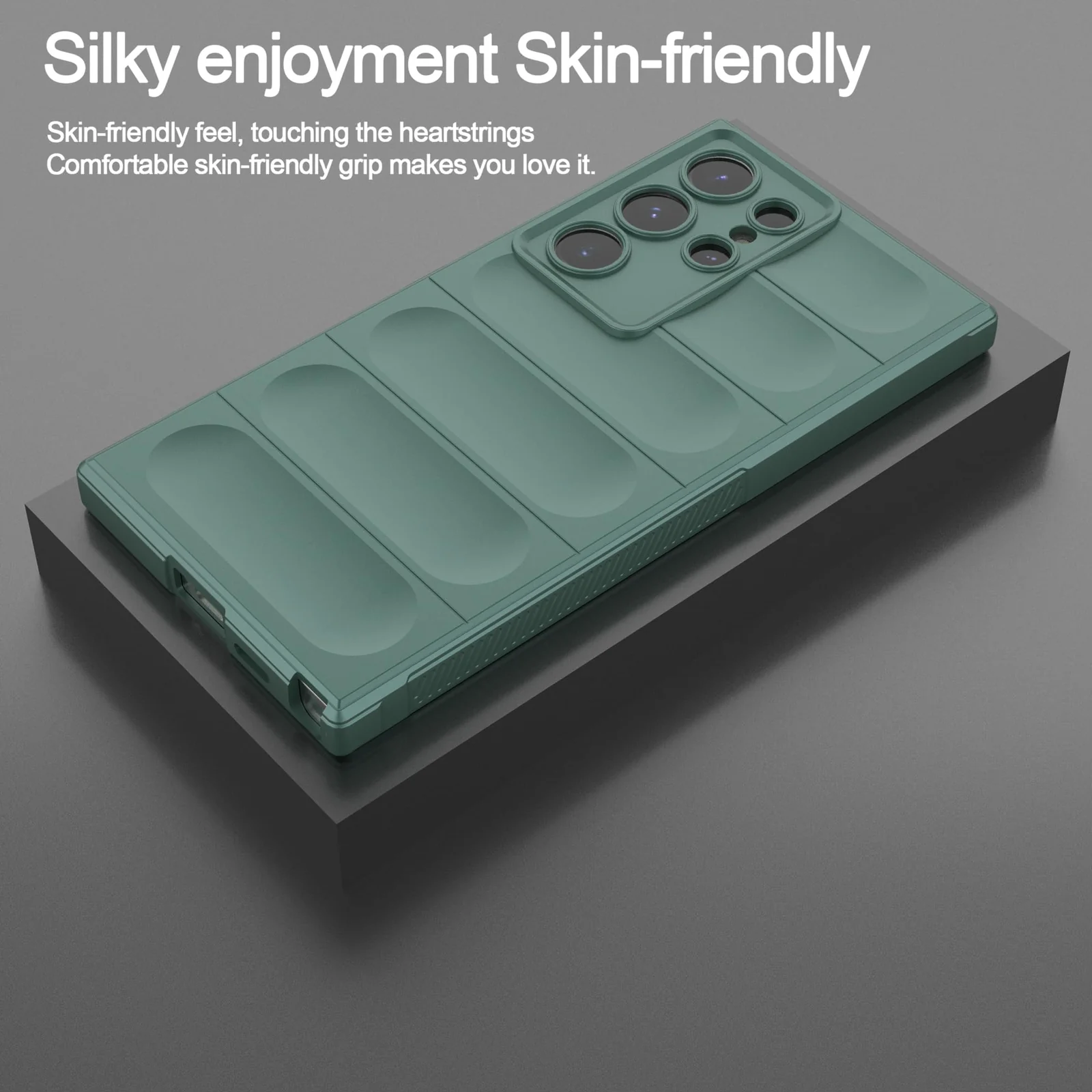 DL3 Mobilak Rugged Protective Case for Samsung Galaxy S23 Ultra, Camera protection, Shock-absorbing protection, Non-slip grip - Green