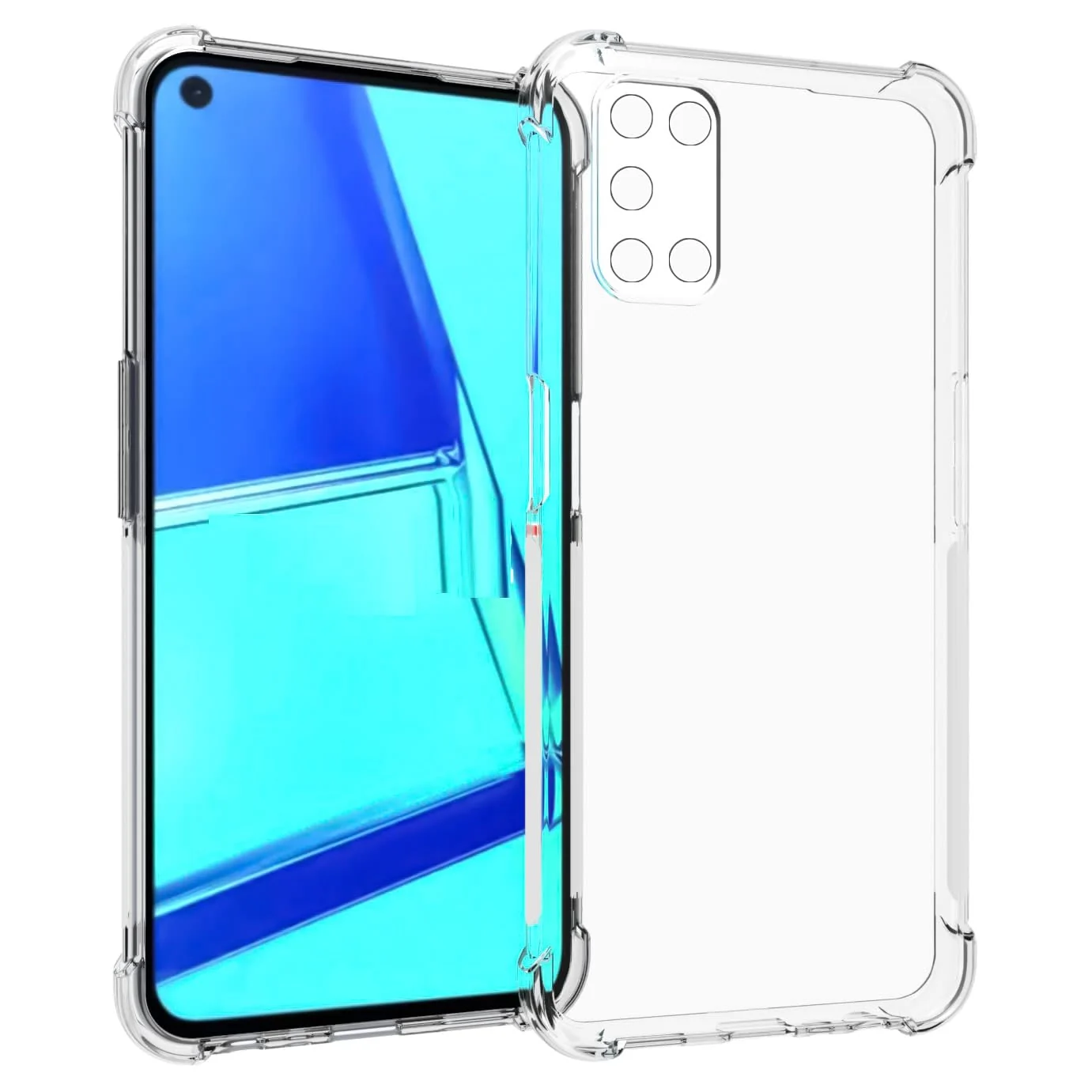 DL3 Mobilak Clear TPU Protective Case for OPPO Find X5 Pro 5G with Camera Protection and Shockproof Design - Clear