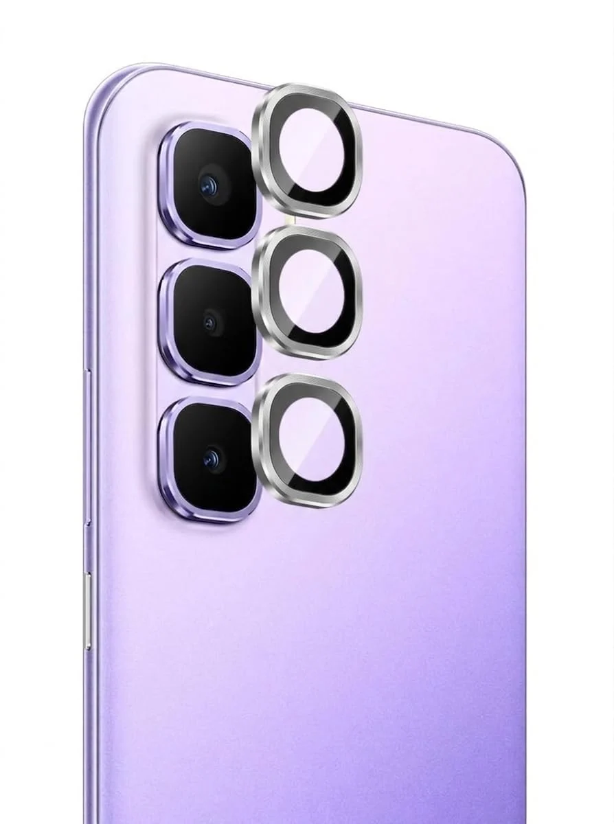 DL3 Mobilak Camera Lens Protector for Infinix Hot 60 5G / Hot 60i, 9H Tempered Glass Metal Individual Ring Camera Cover Screen Protector, Case Friendly, Anti Scratch
