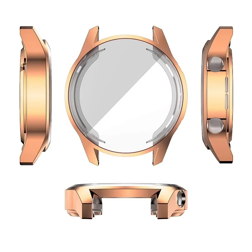 DL3 Mobilak Case Compatible with Honor Magic 2 46MM Case All-Around Screen Protector Watch Soft TPU Shockproof Cover Slim Guard Thin Bumper Shell Protector - Rose Gold