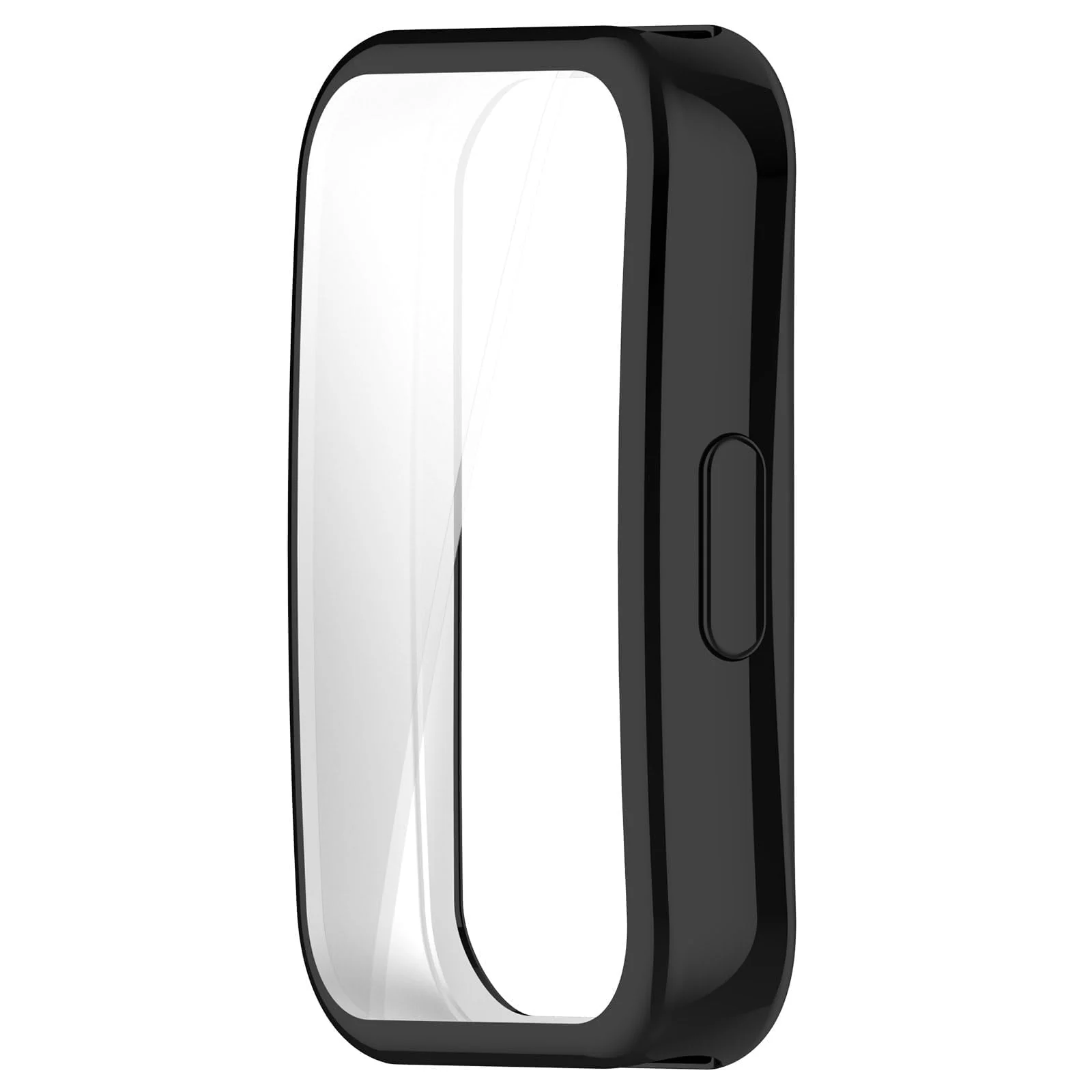 DL3 Mobilak Case for HUAWEI Band 9 / HUAWEI Band 8 TPU Silicon All-Around Screen Protector Cover Bumper Protector Full Cover Screen Protection - A. Black