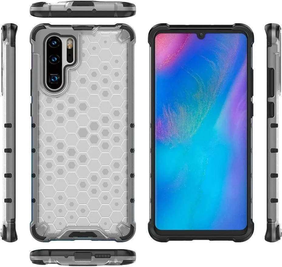 DL3 Mobilak Clear PC and TPU Protective Case for Huawei P30 Pro with Shockproof Design - Clear