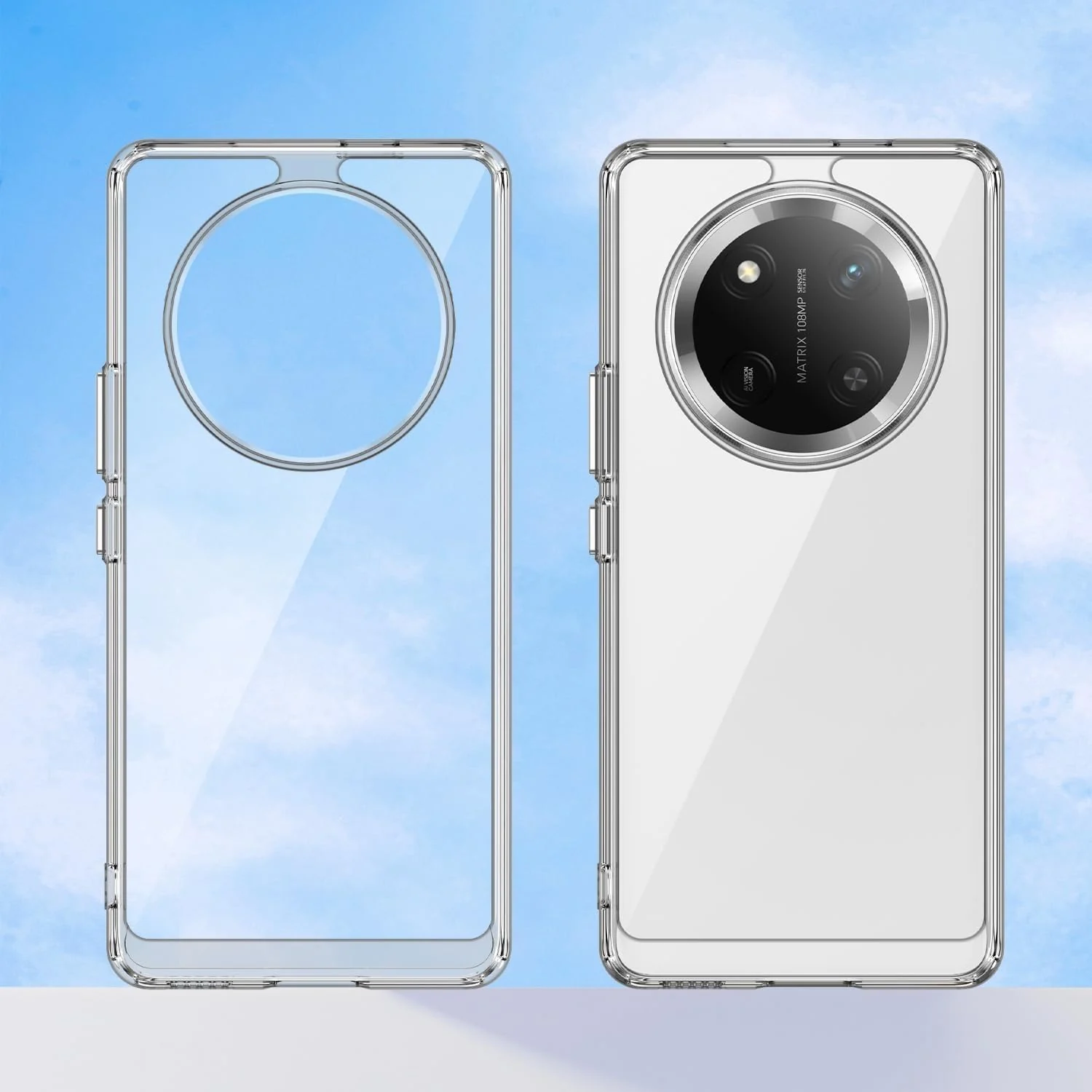 DL3 Mobilak Case Compatible with Honor X9C, Case Crystal Soft TPU Gel Case Flexible Silicone Anti-Scratch TPU Cover - Clear